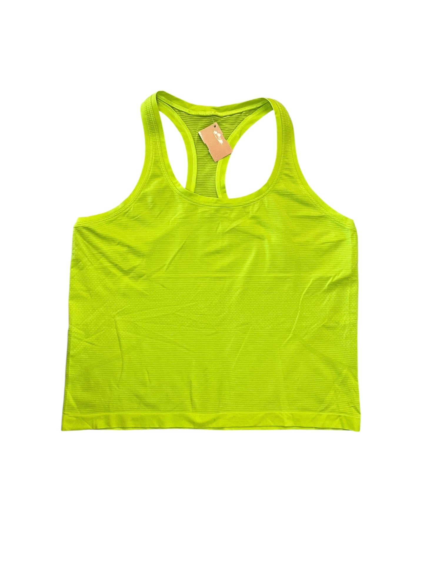 Athletic Tank Top By Lululemon In Yellow, Size:L