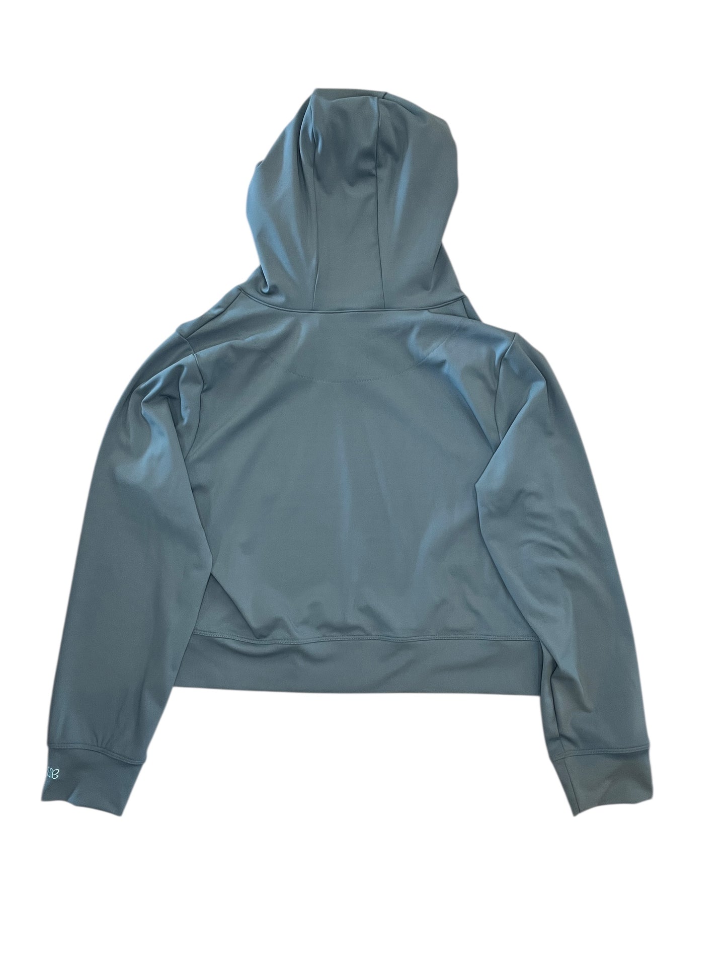 Athletic Top Ls Hoodie By Albion In Teal, Size:Xs