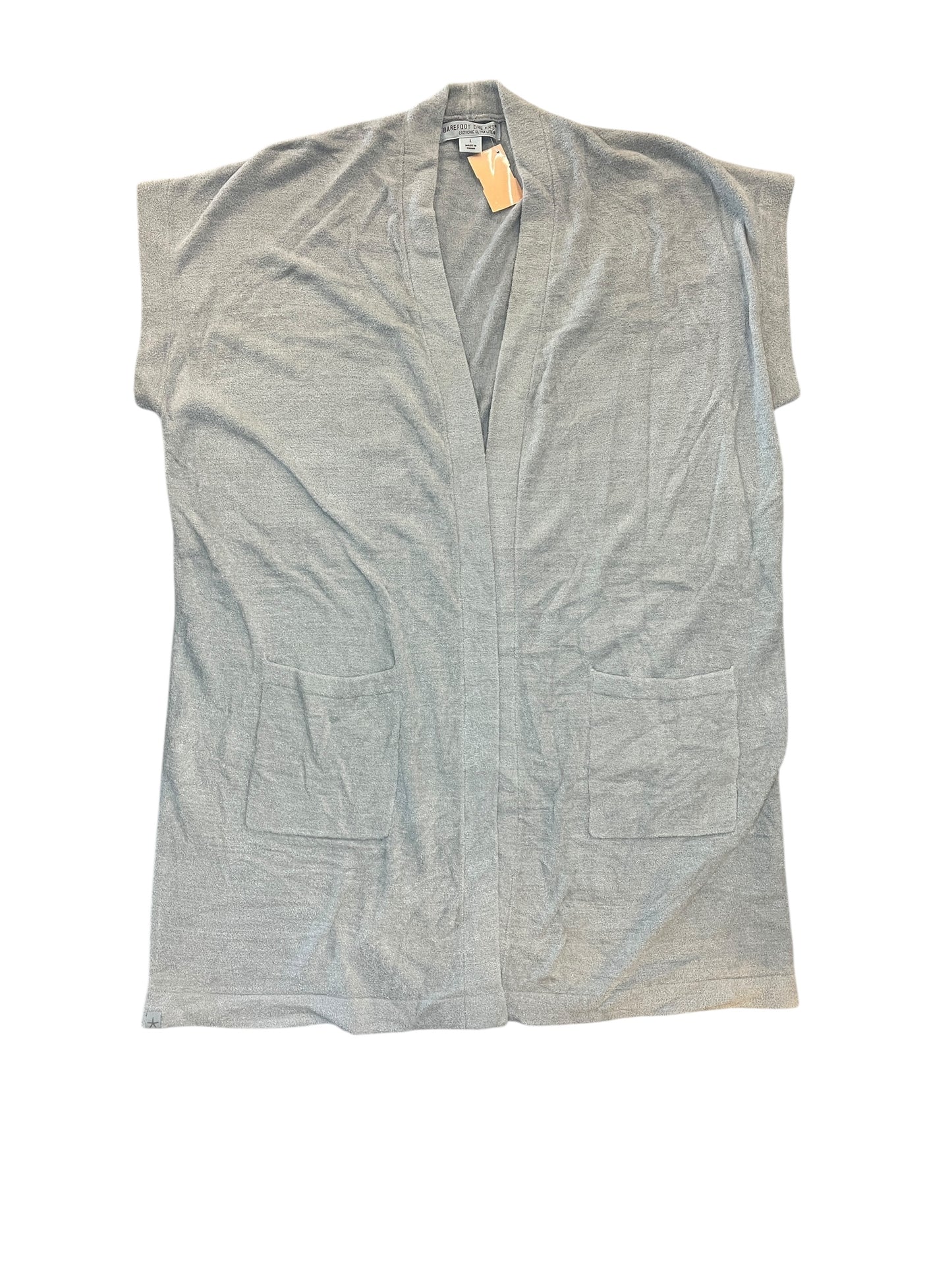 Cardigan By Barefoot Dreams In Grey, Size:L