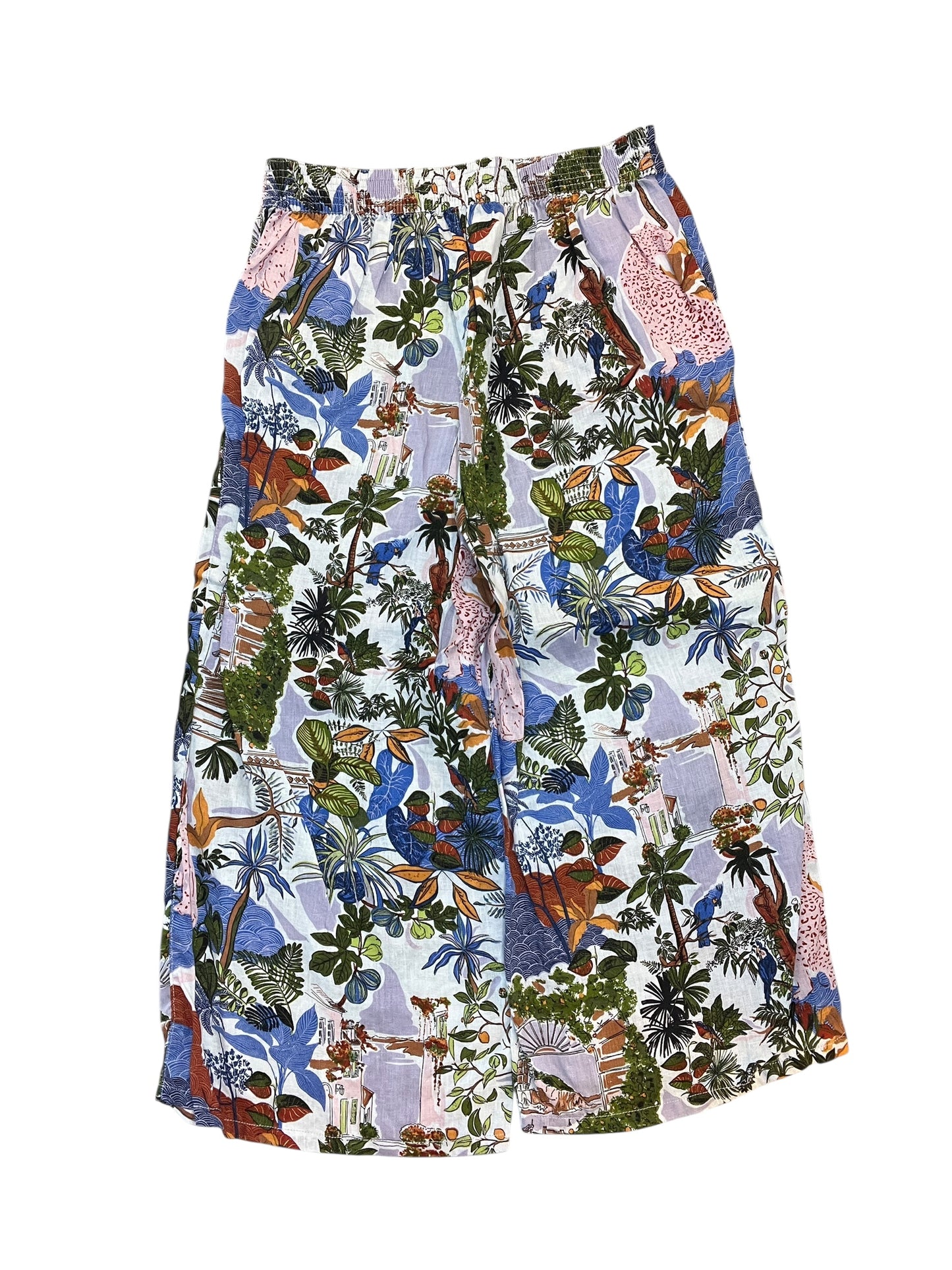 Pants Linen By Nicole By Nicole Miller In Multi, Size:L