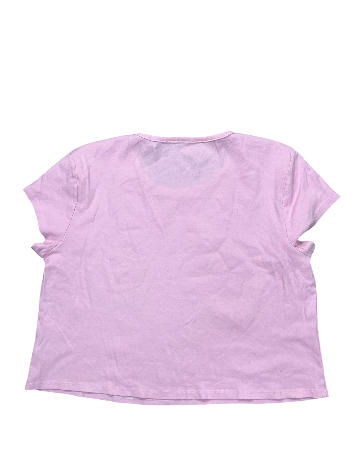 Top Ss By Clothes Mentor In Pink, Size:2X