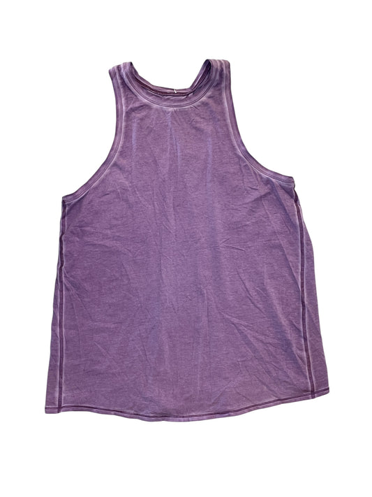 Athletic Tank Top By Lululemon In Purple, Size:M