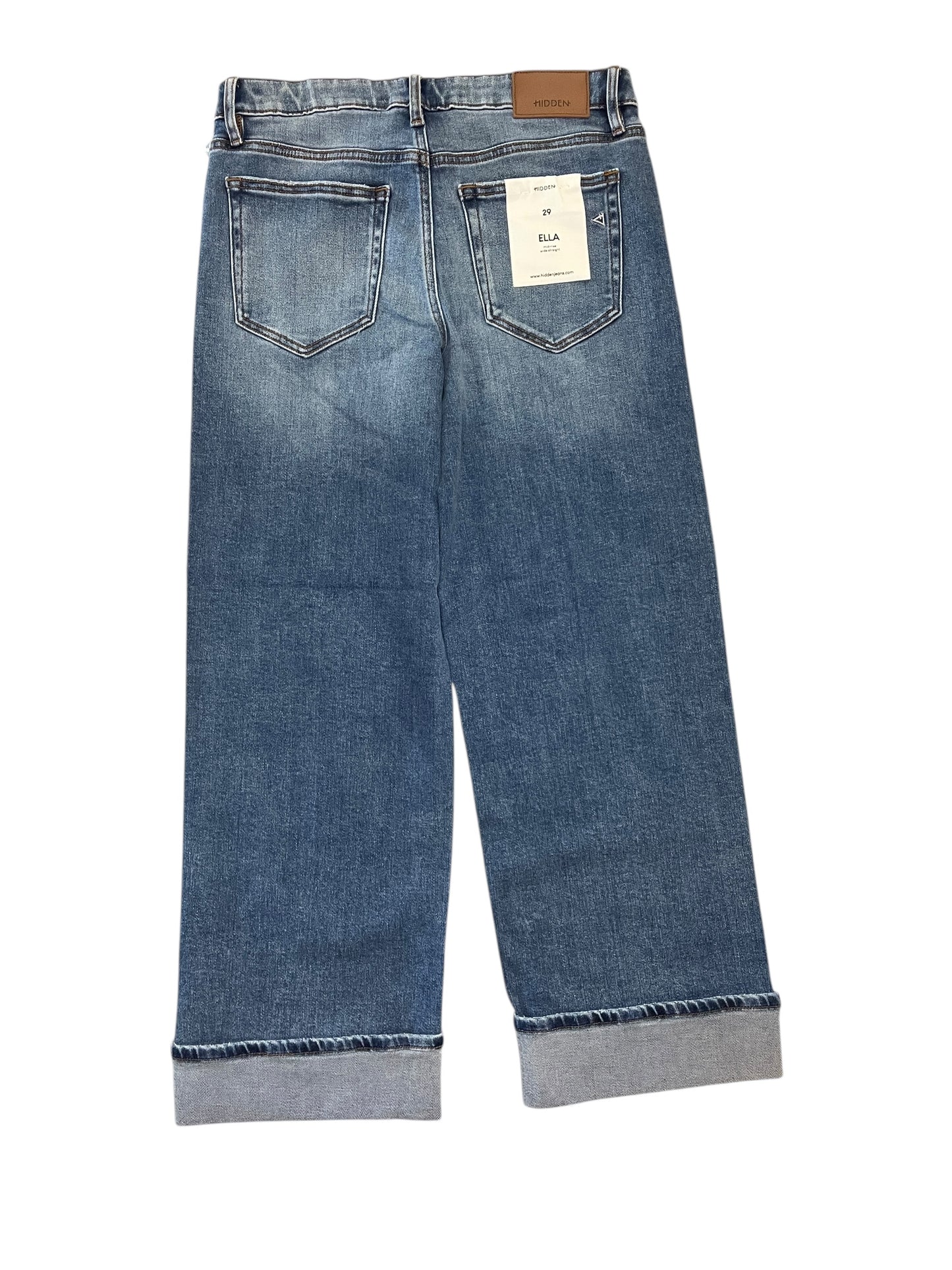 Jeans Wide Leg By Hidden In Blue Denim, Size:8