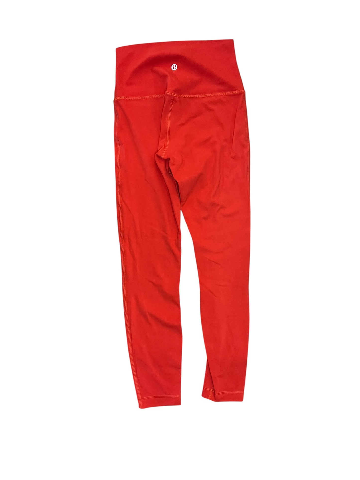Athletic Leggings By Lululemon In Red, Size:S