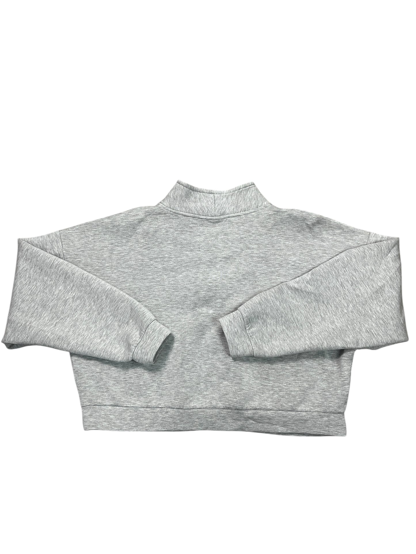 Athletic Sweatshirt Collar By Clothes Mentor In Grey, Size:L