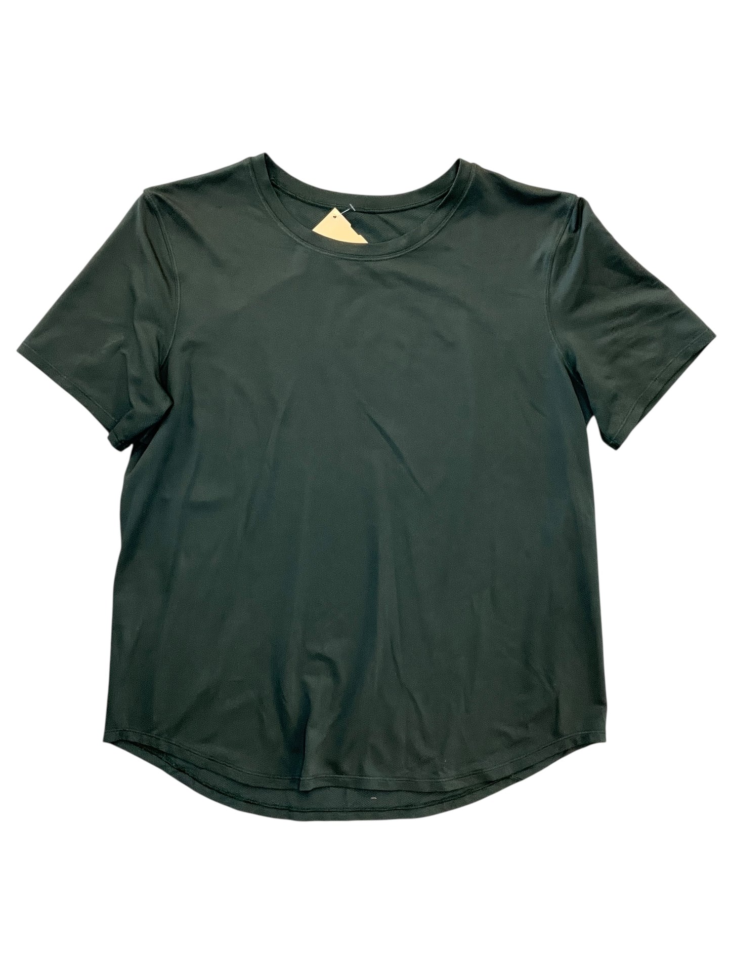 Athletic Top Ss By Lululemon In Green, Size:M