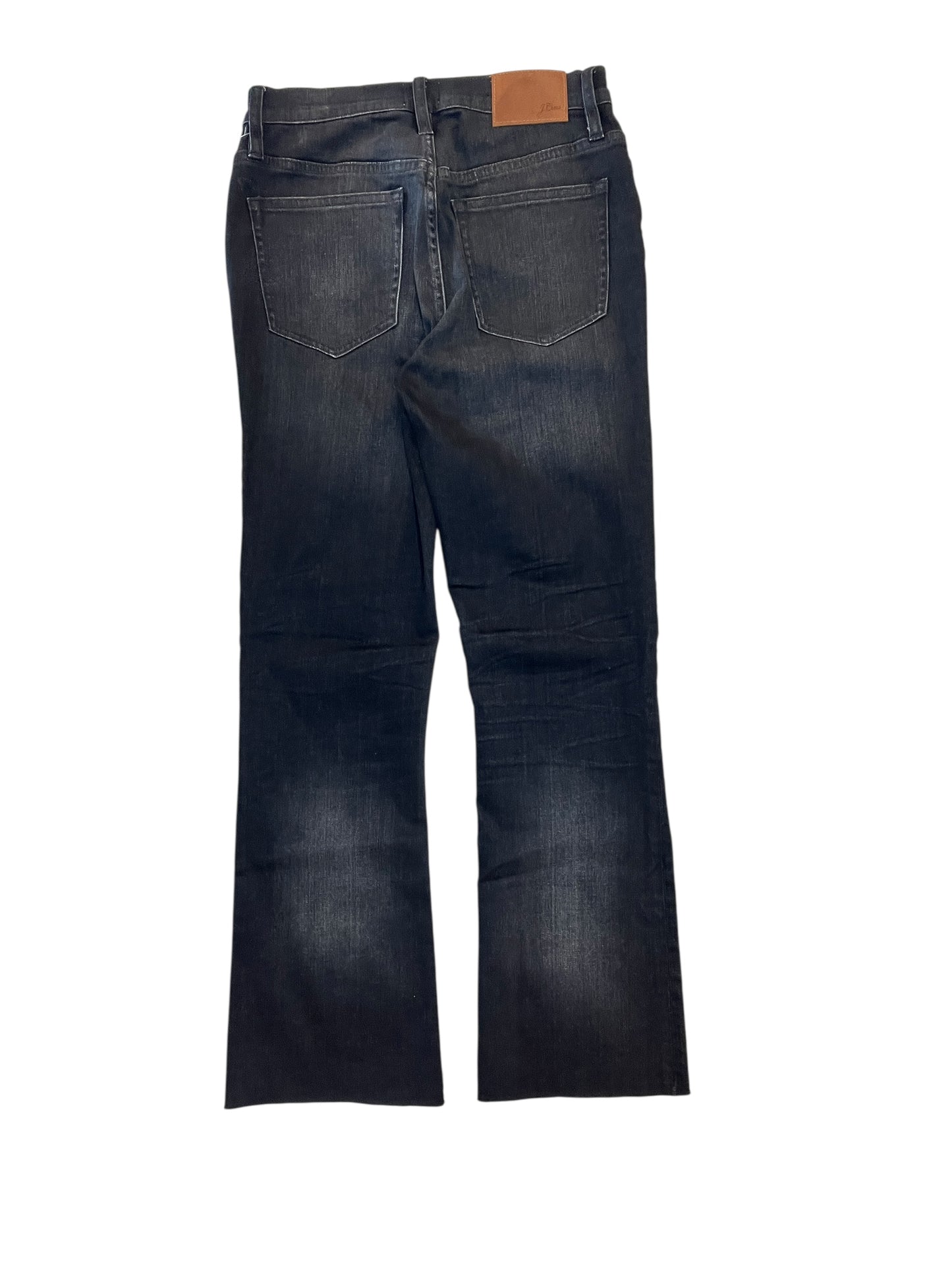 Jeans Cropped By J. Crew In Black, Size:2
