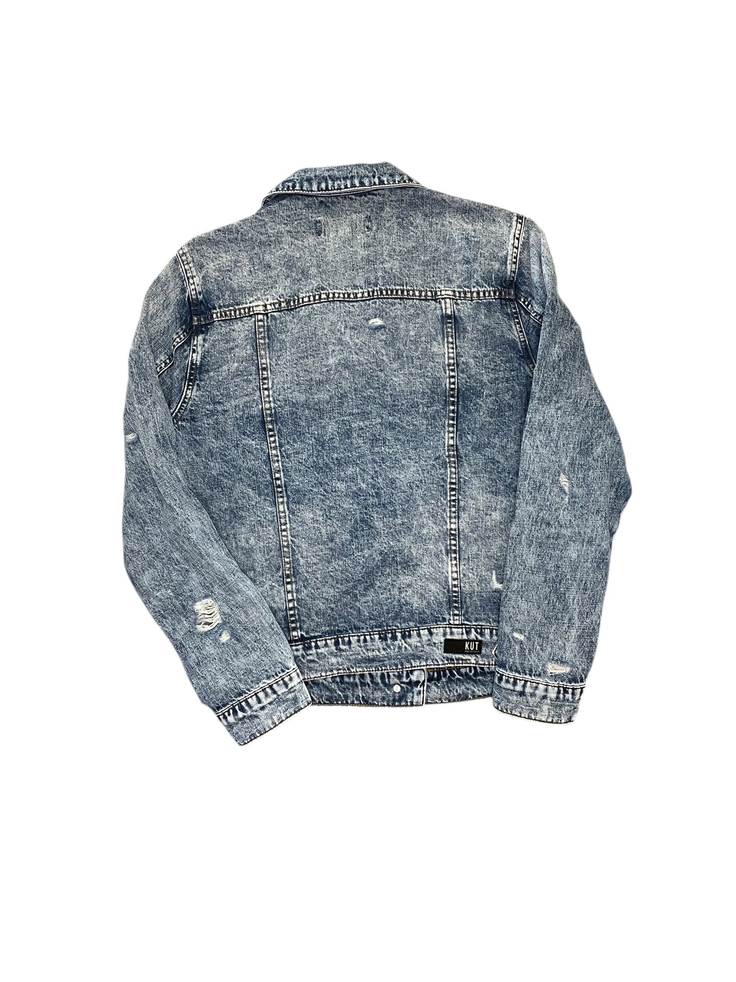 Jacket Denim By Kut In Blue Denim, Size:M