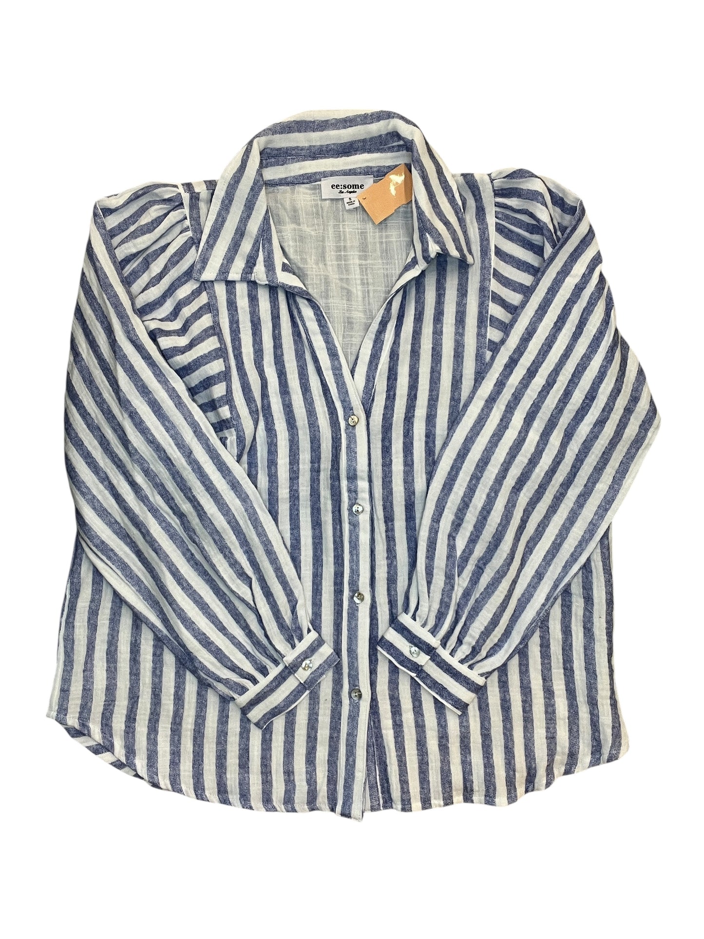 Top Ls By Ee Some In Striped Pattern, Size:S