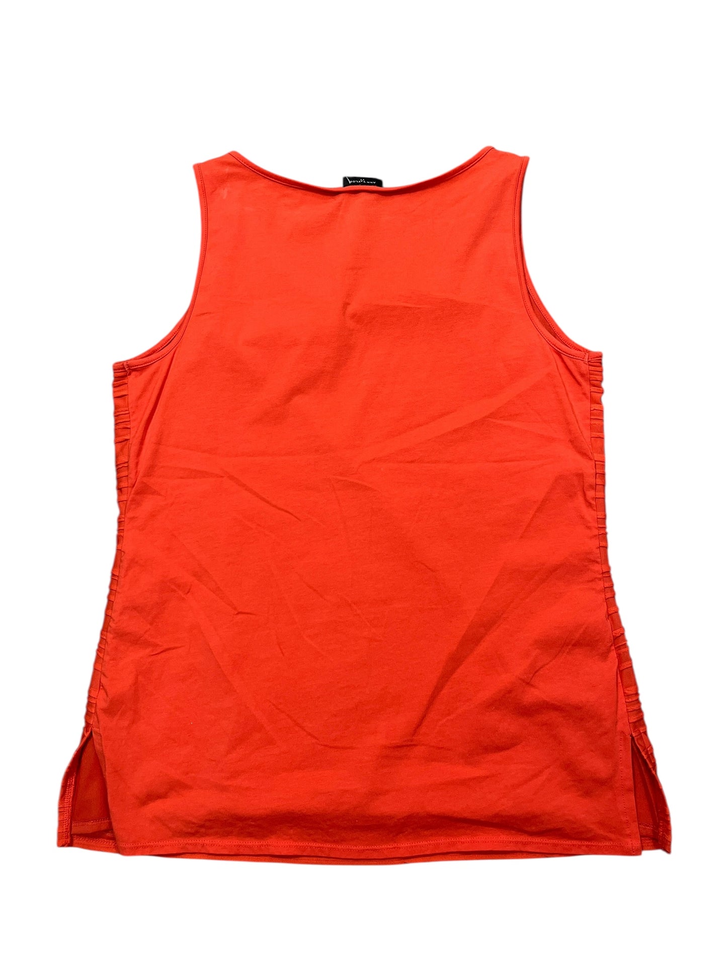 Top Sleeveless By Ann Taylor In Orange, Size:M