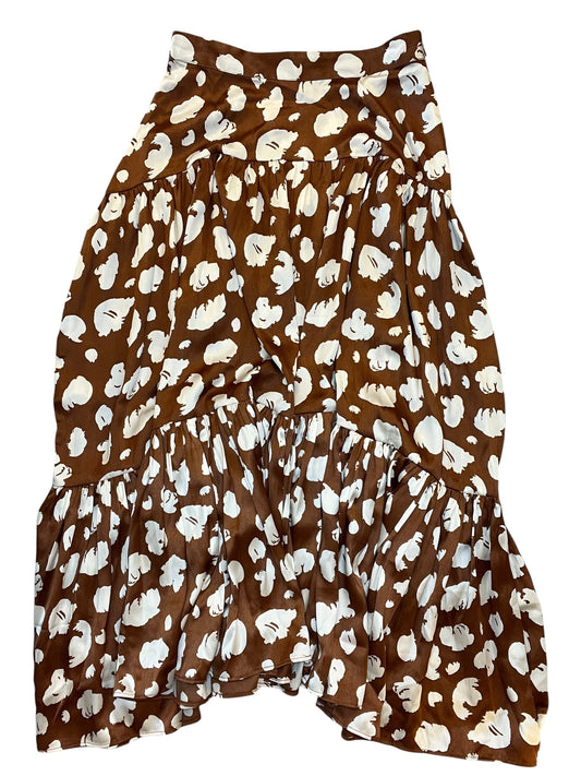 Skirt Midi By   Clothes Mentor In Brown, Size:S