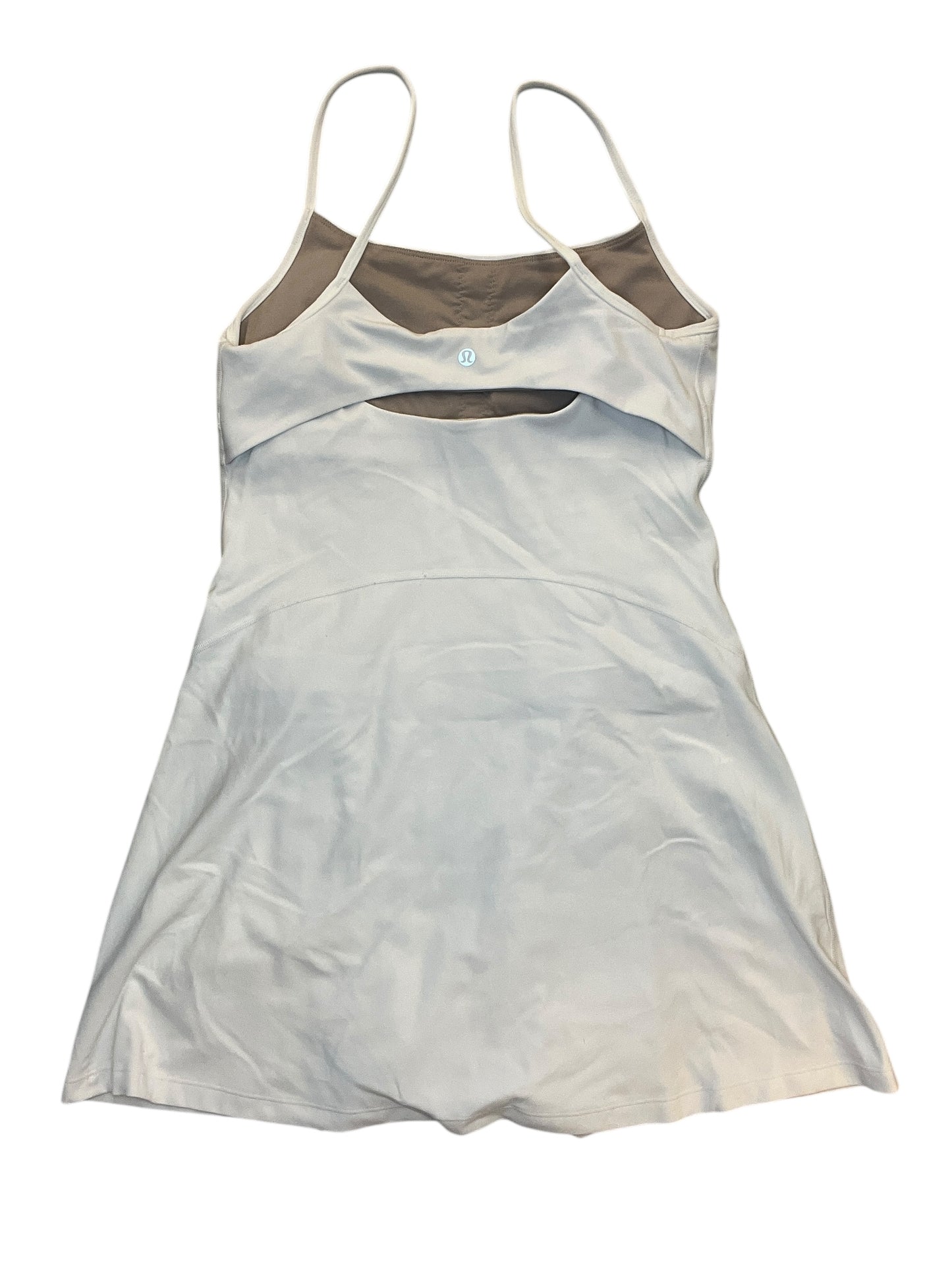 Athletic Dress By Lululemon In White, Size:M