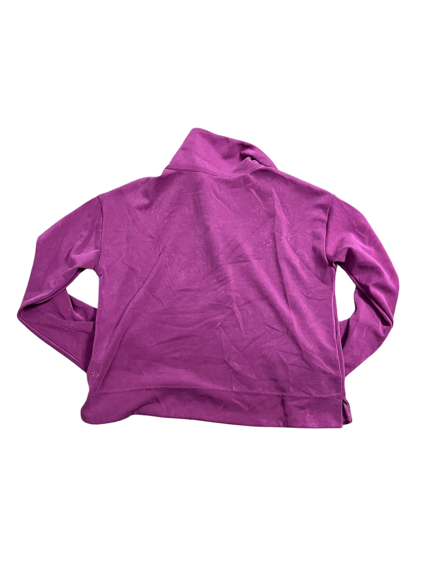 Athletic Top Ls Collar By Athleta In Purple, Size:S