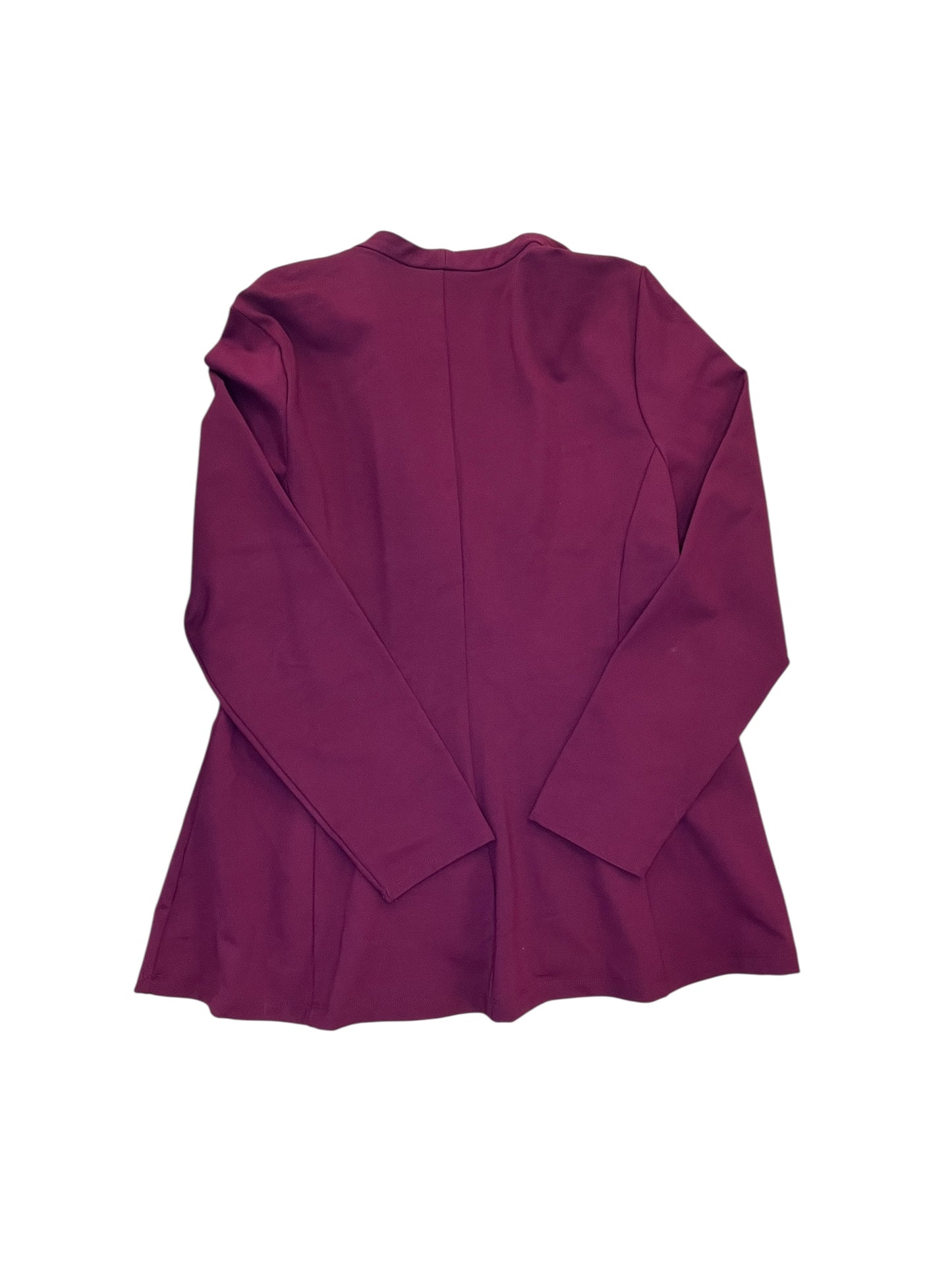 Blazer By Liz Claiborne In Purple, Size:L
