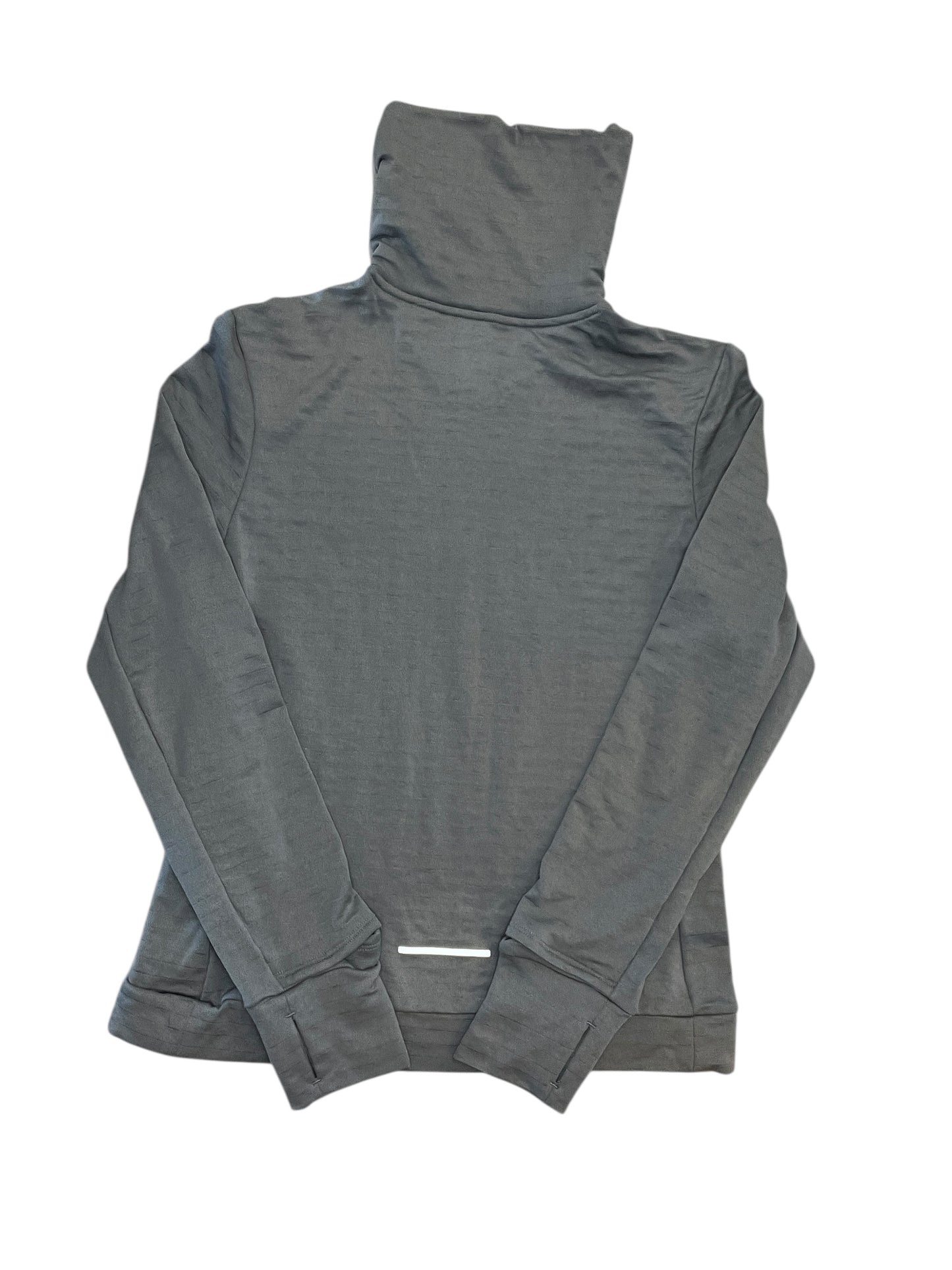 Athletic Top Ls Collar By Nike Apparel In Grey, Size:S