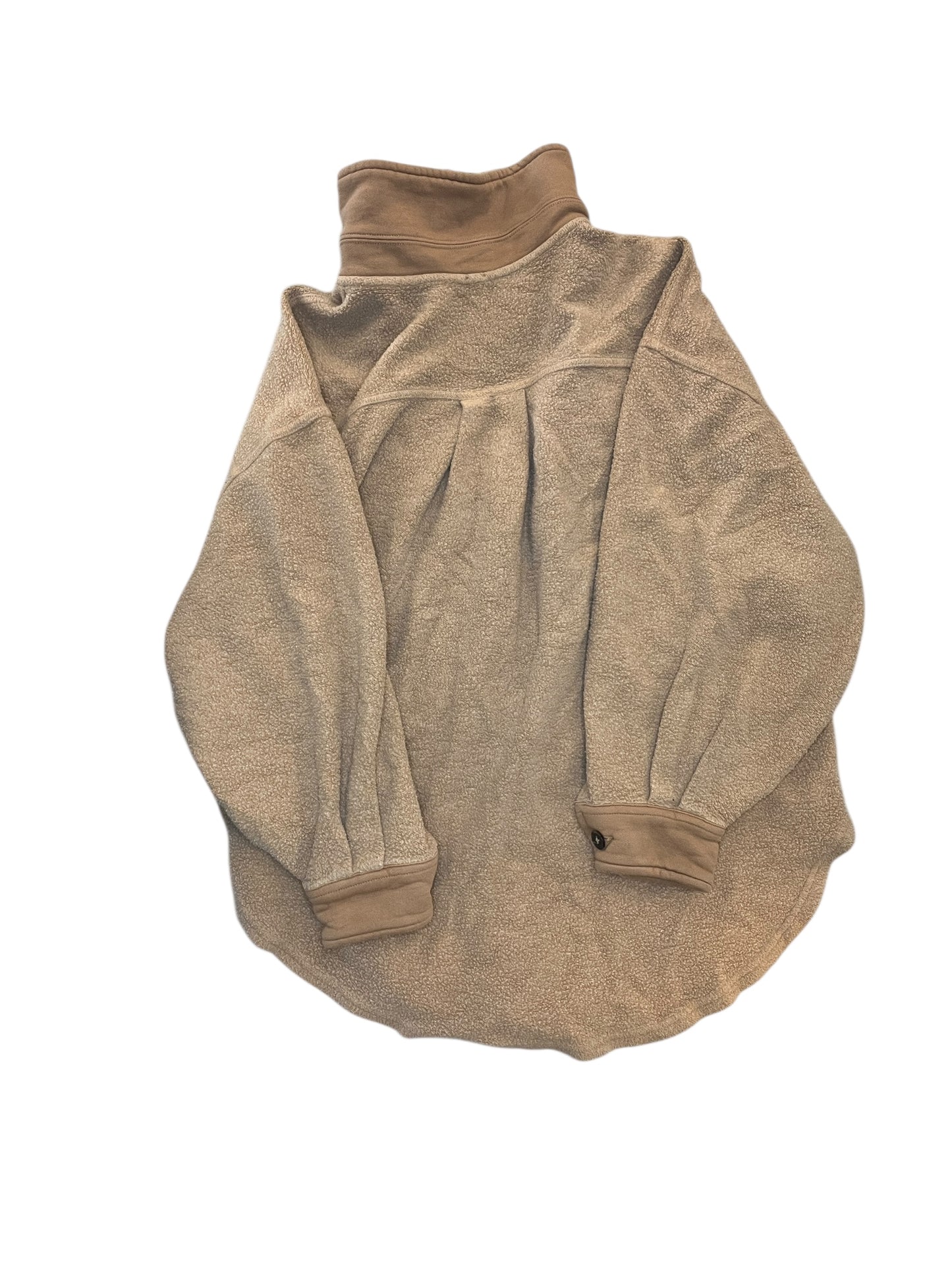 Jacket Shirt By Free People In Tan, Size:S