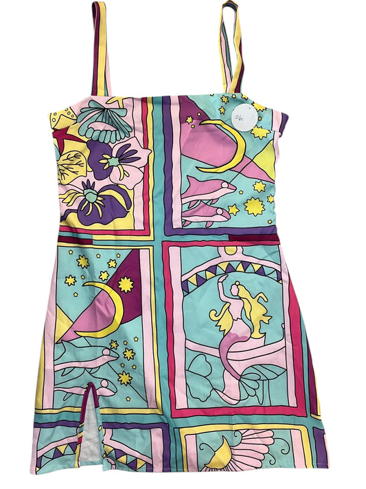 Dress Casual Short By   Clothes Mentor In Multi, Size:L