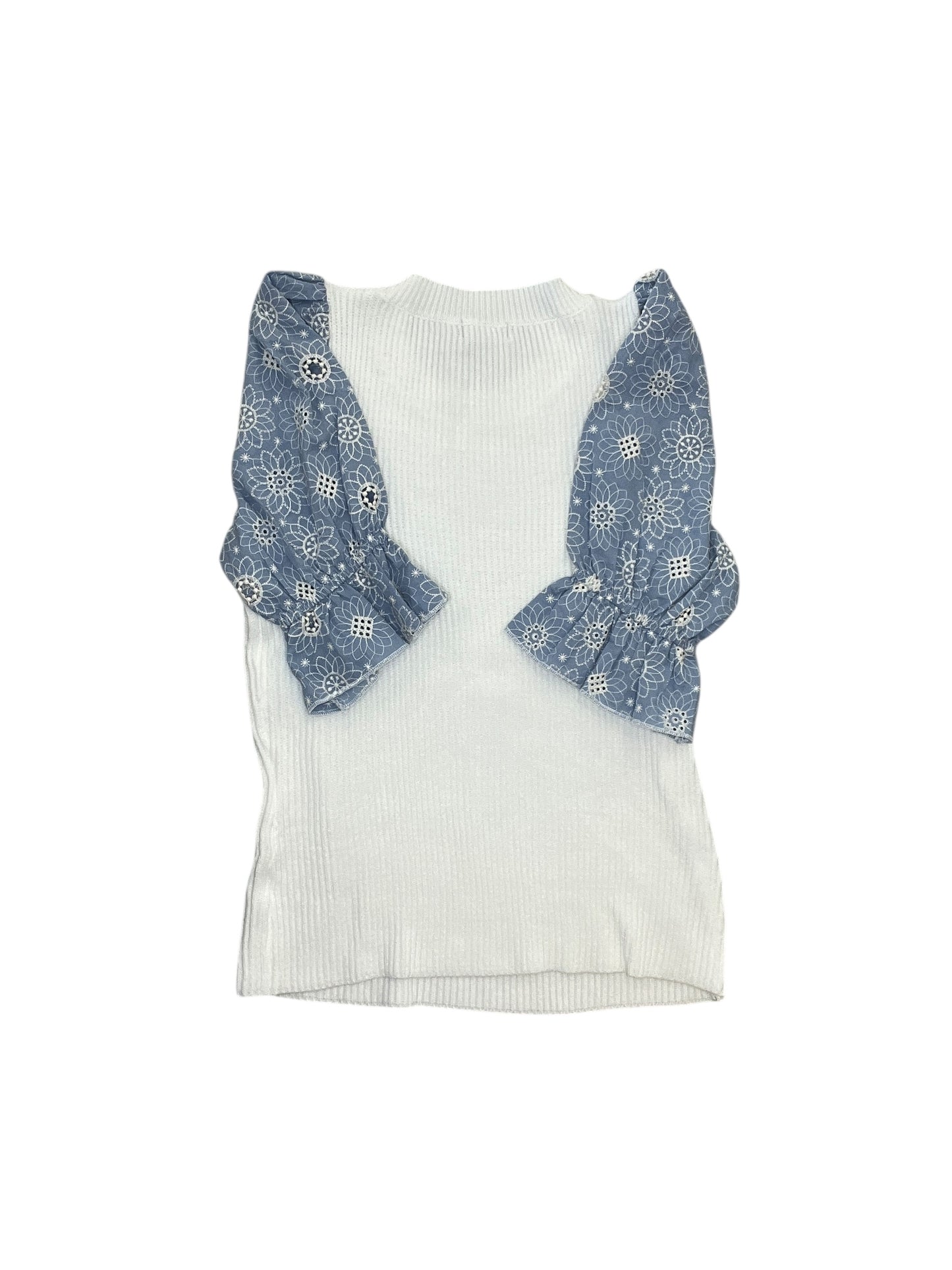Top Ss By Fate In Blue & White, Size:S