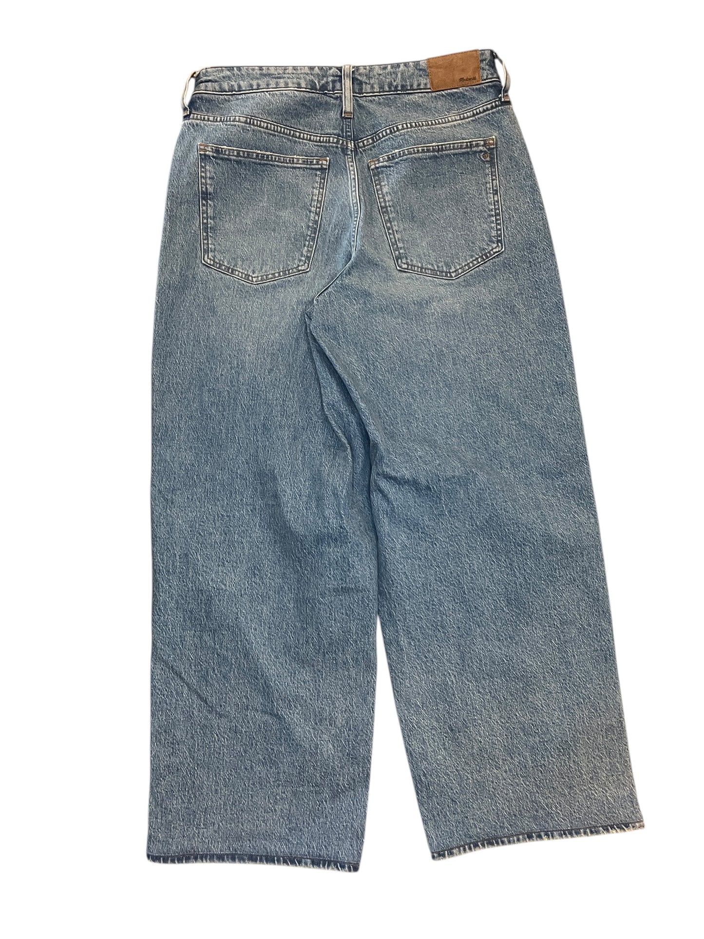 Jeans Wide Leg By Madewell In Blue Denim, Size:8