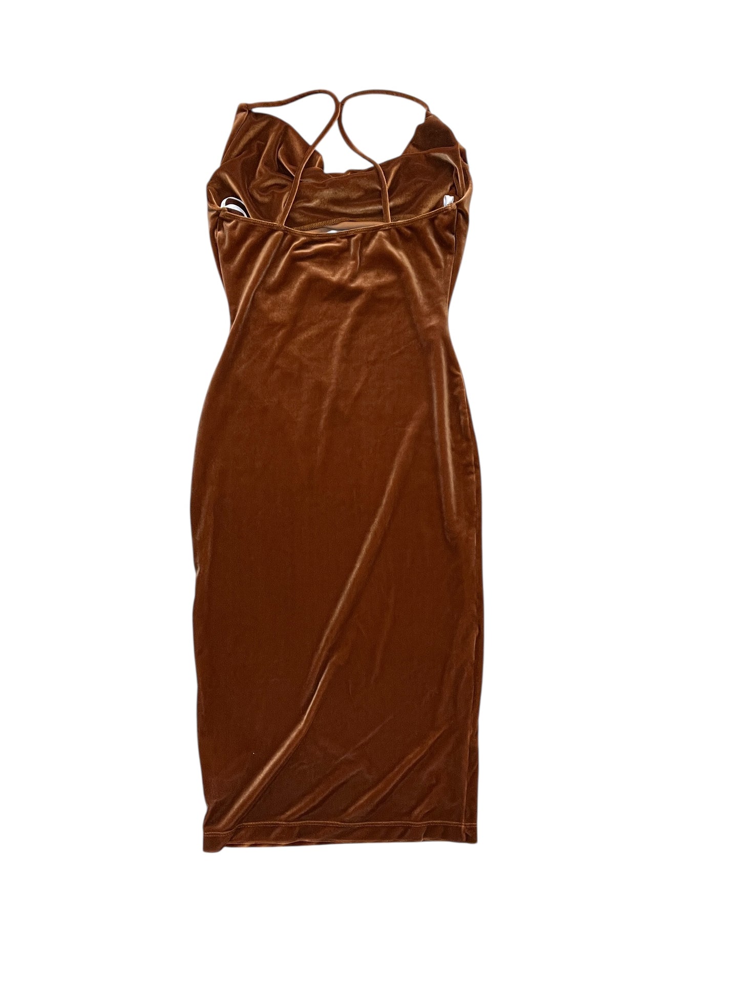 Dress Party Midi By Lulus In Orange, Size:S