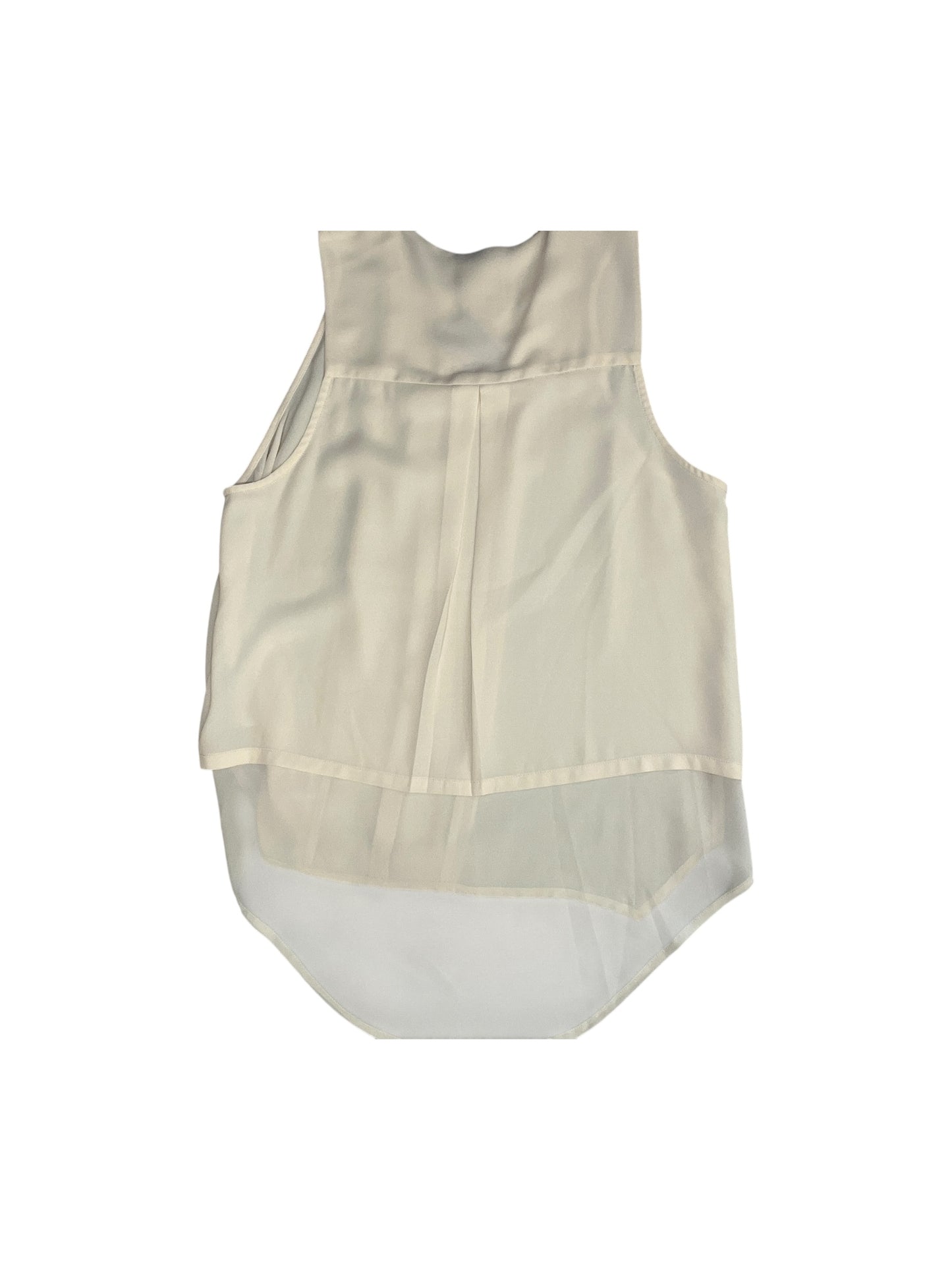 Blouse Sleeveless By Maeve In Yellow, Size:S