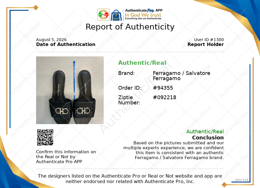 Sandals Luxury Designer By Ferragamo In Black, Size: 7