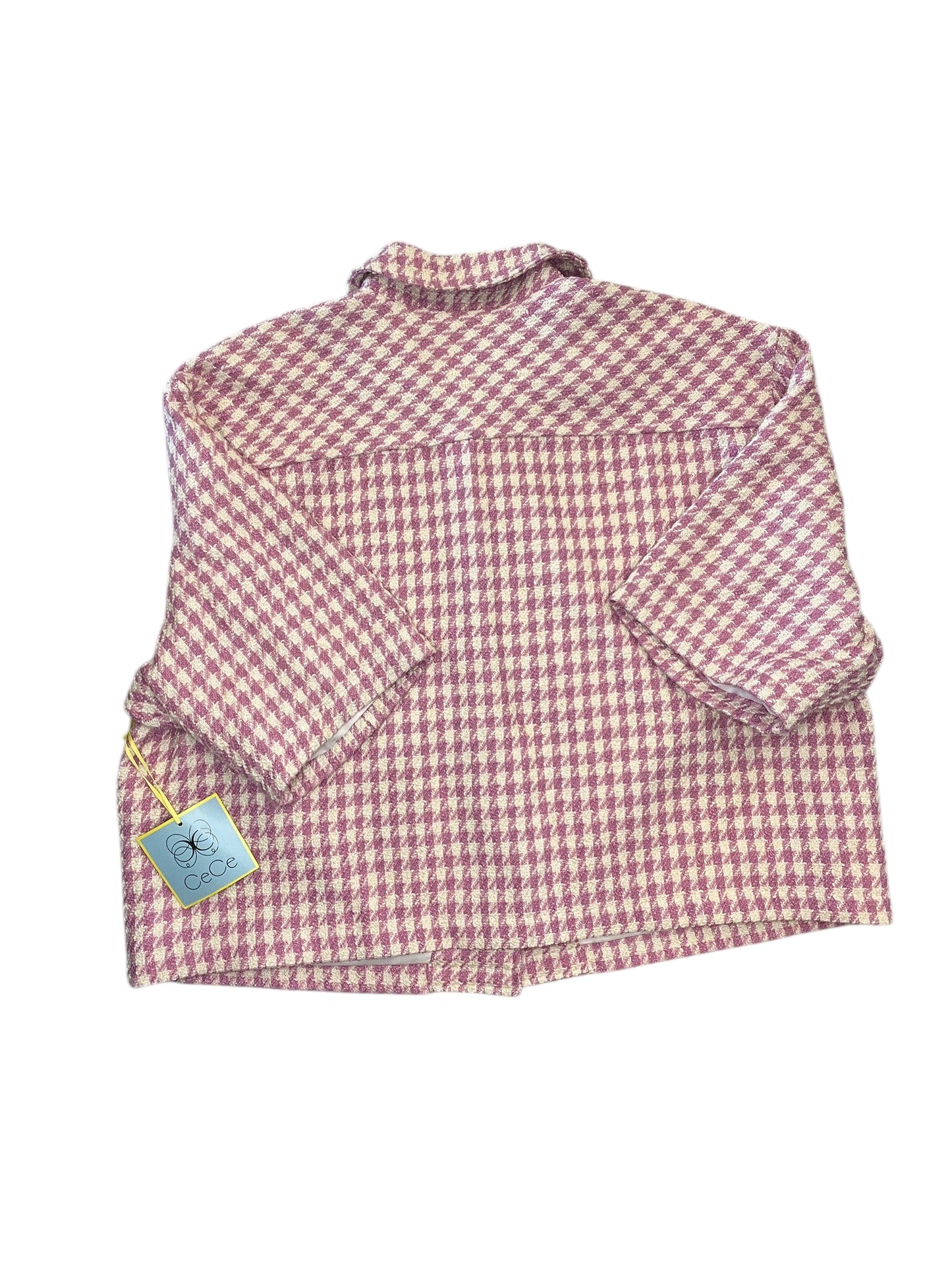 Blazer By Cece In Pink, Size:1X