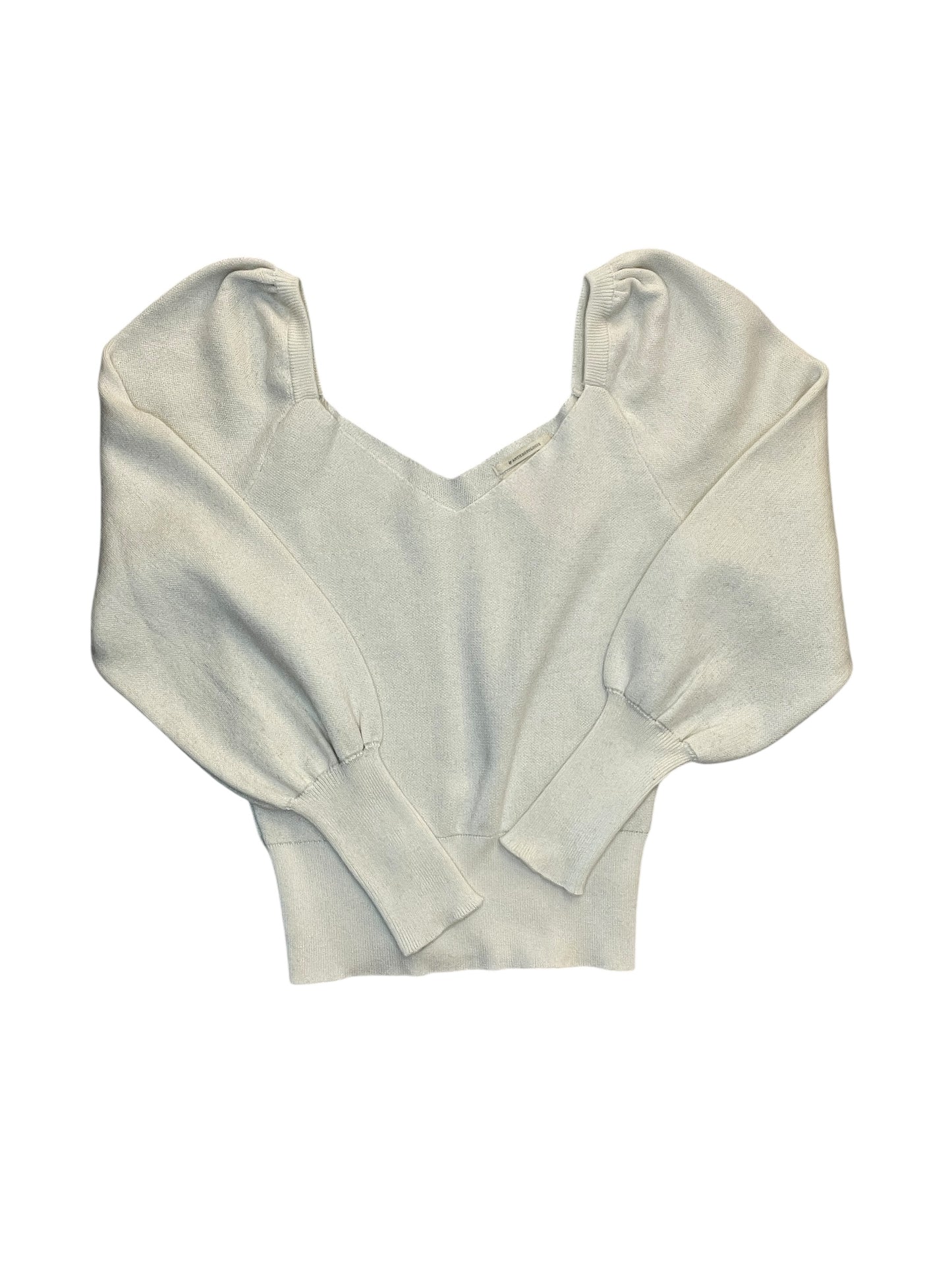 Sweater By Anthropologie In Cream, Size:Xs