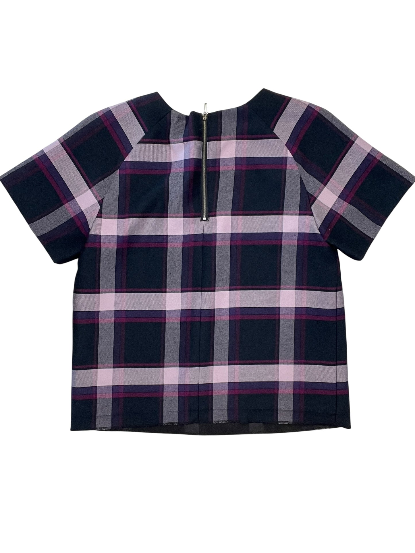 Top Ss By Armani Exchange In Plaid Pattern, Size:S