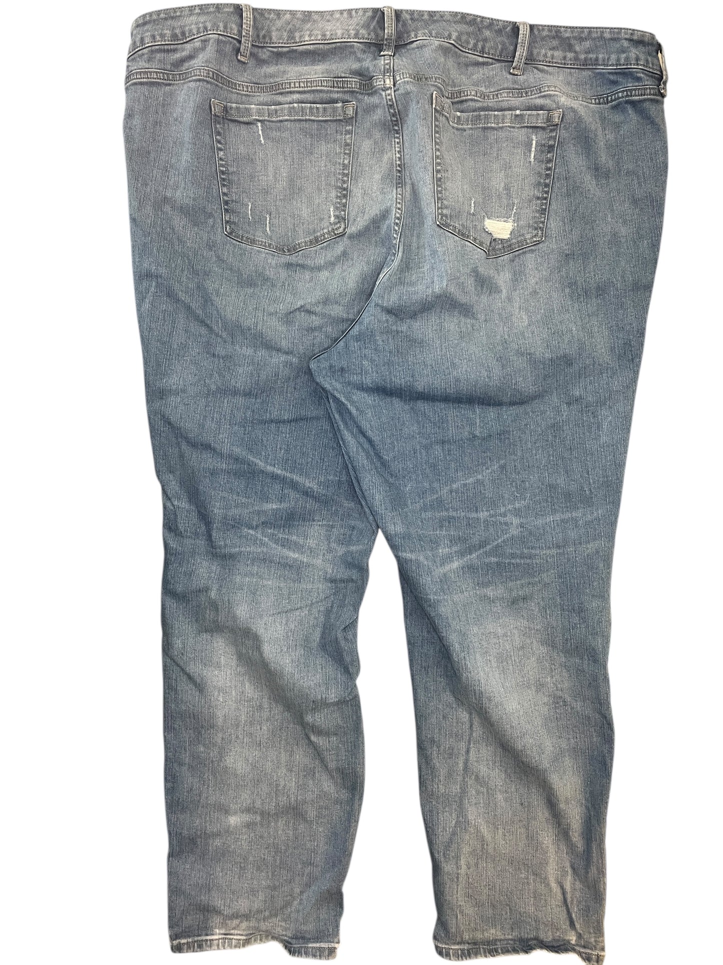 Jeans Boyfriend By Torrid In Blue Denim, Size:28