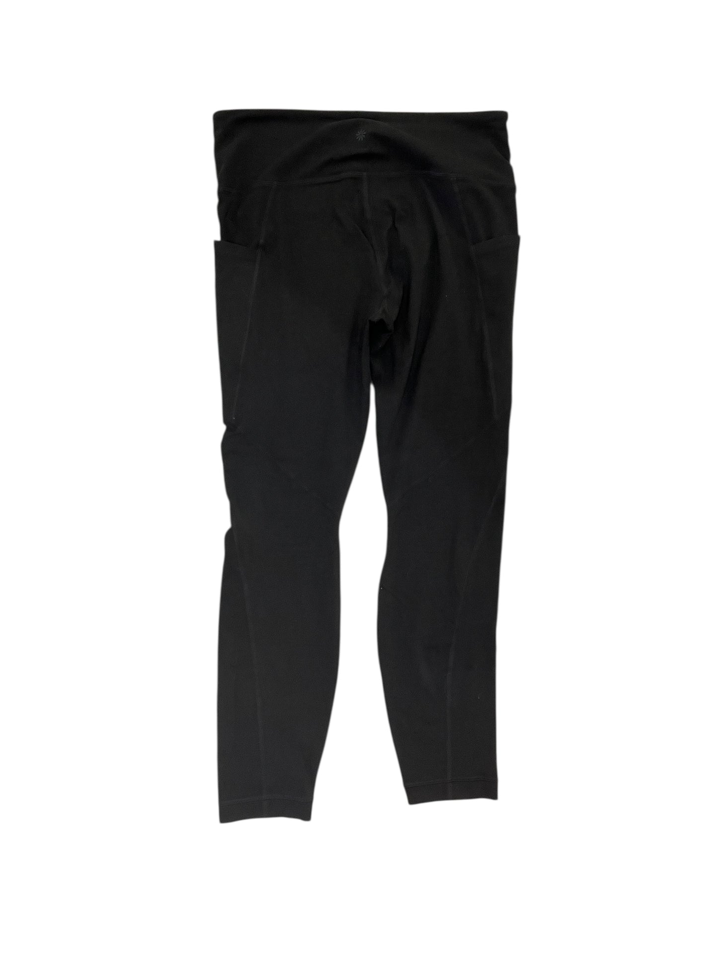 Athletic Leggings By Athleta In Black, Size:L