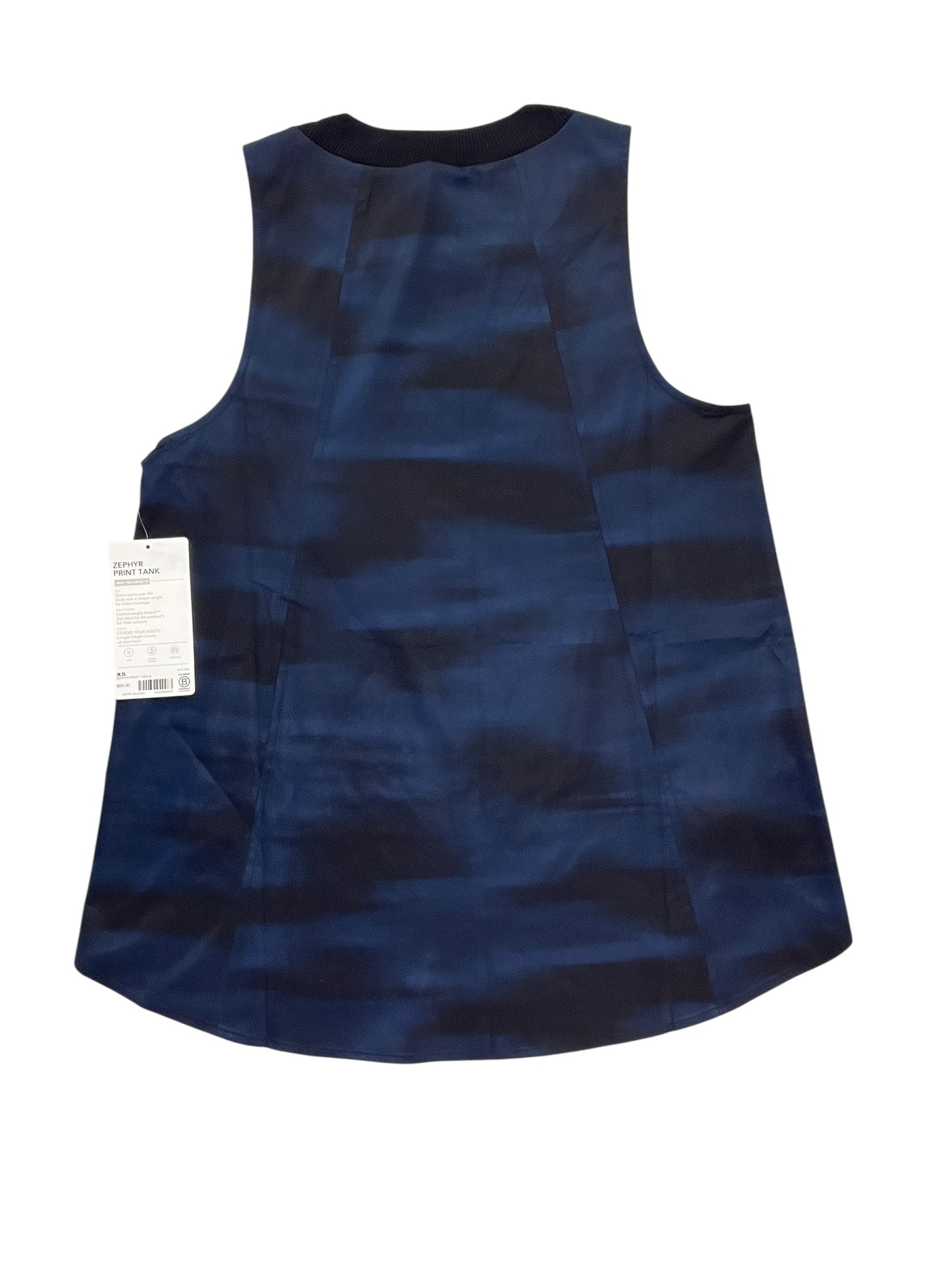 Athletic Tank Top By Athleta In Navy, Size:Xs