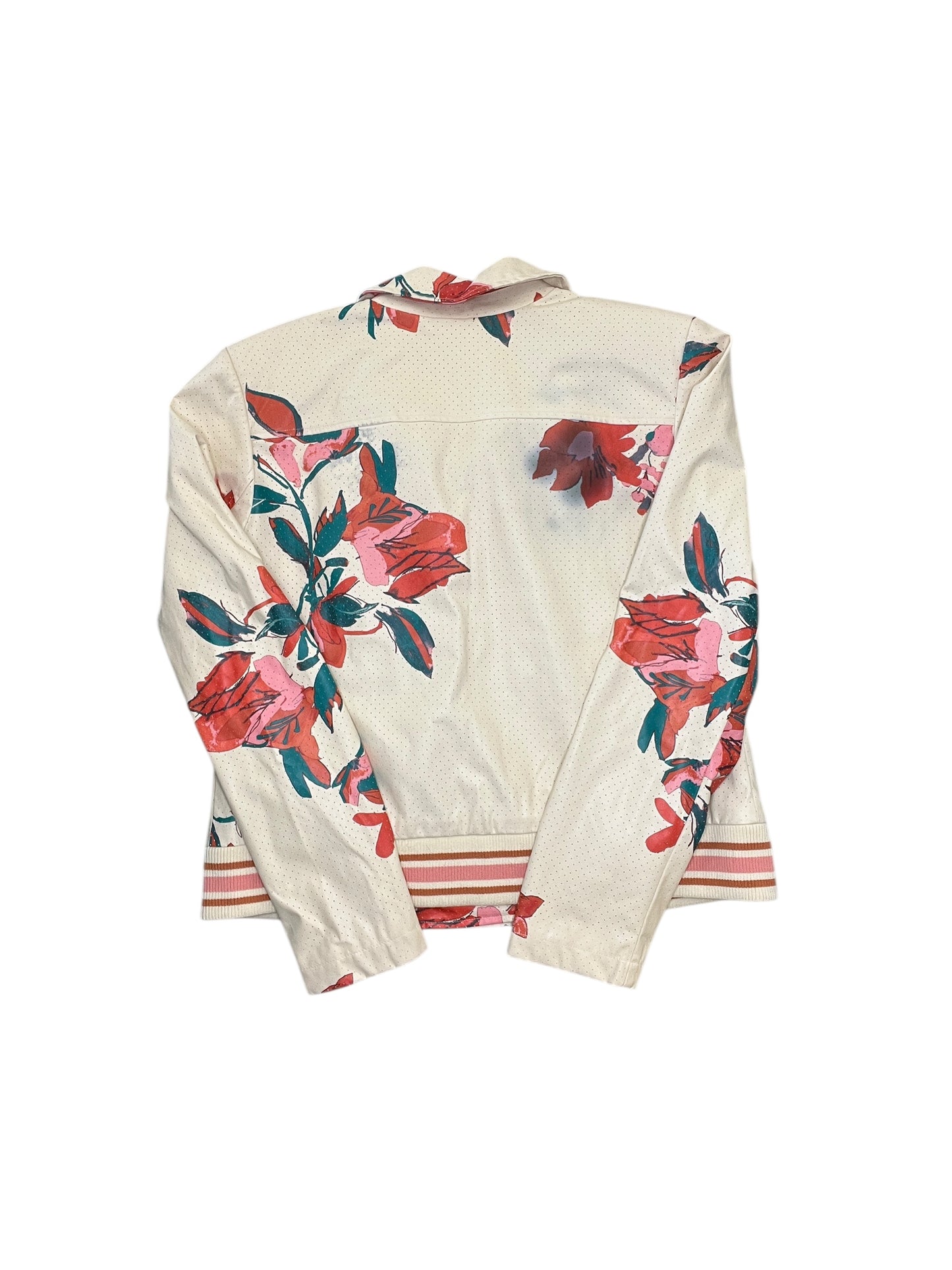 Jacket Moto By G By Giuliana In Cream, Size:L