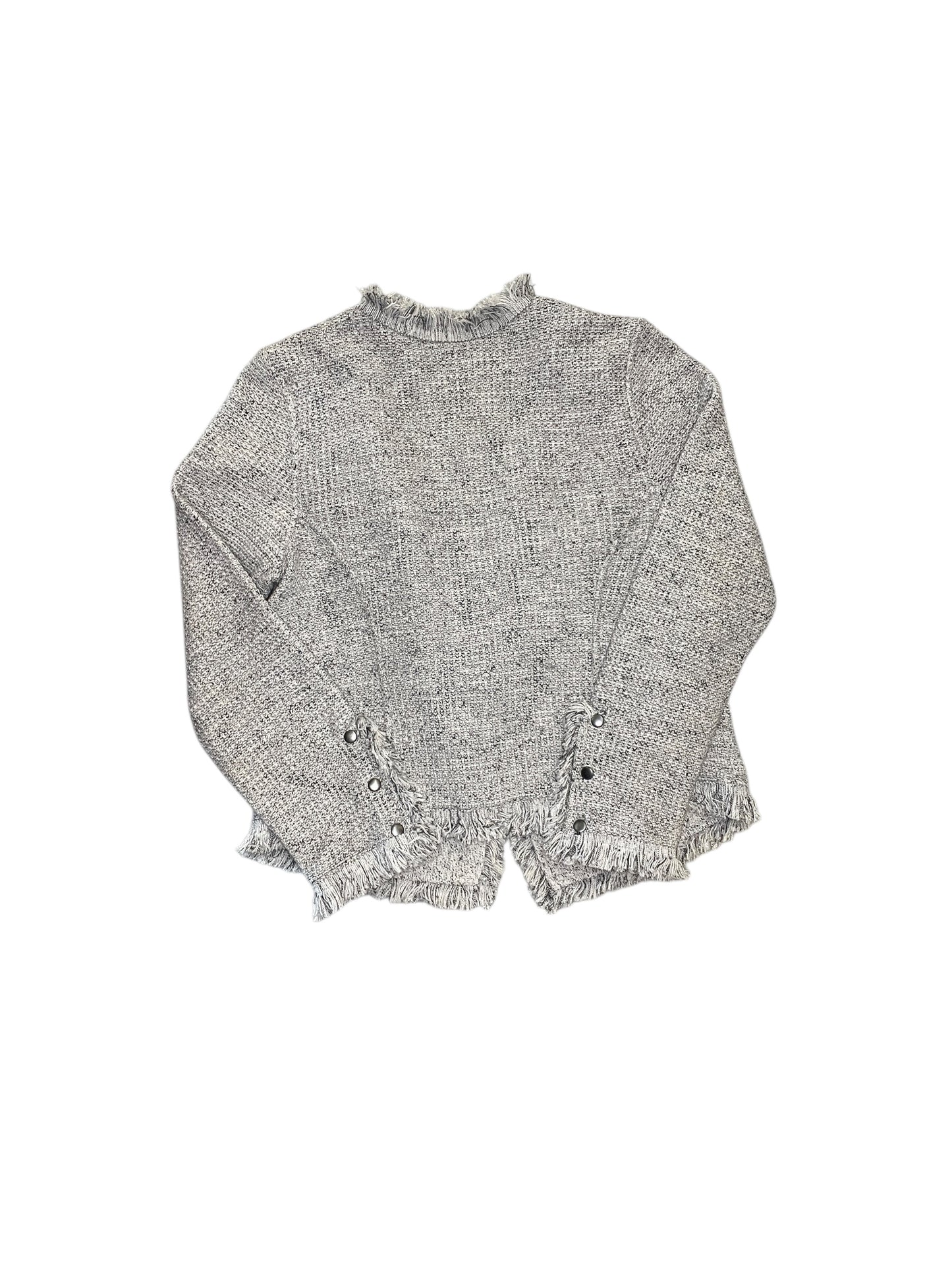 Blazer By Nic + Zoe In Grey, Size:Sp