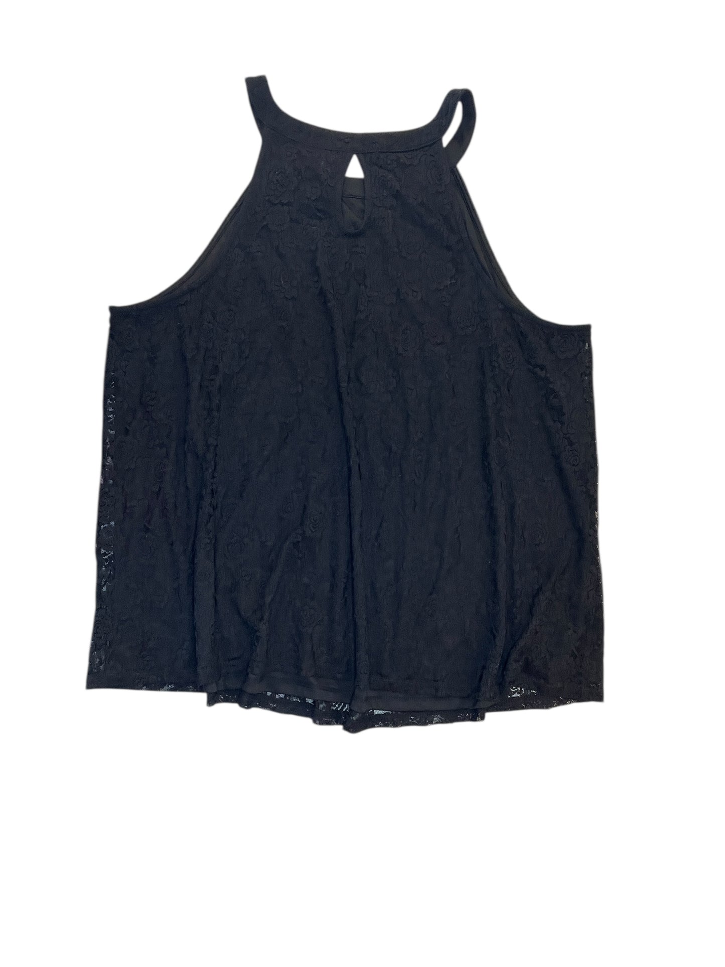 Blouse Sleeveless By Torrid In Black, Size:3X