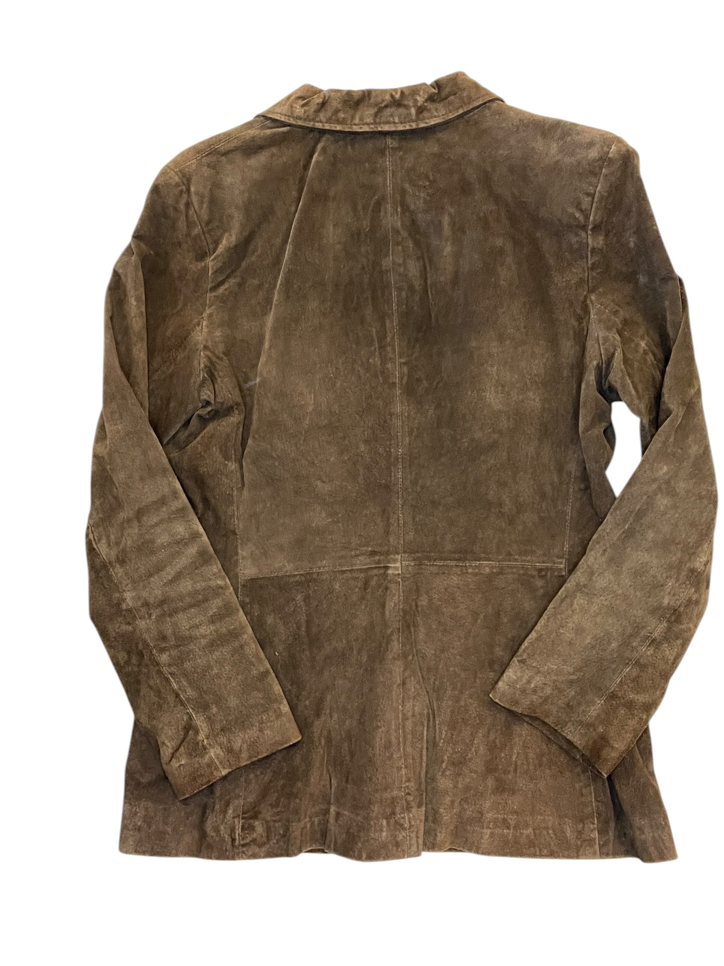 Jacket Leather By Sonoma In Brown, Size:M