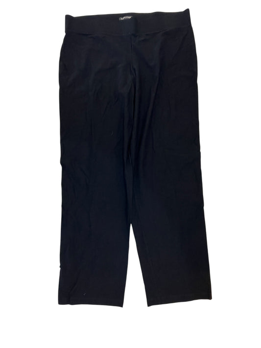 Pants Wide Leg By Eileen Fisher In Black, Size:L