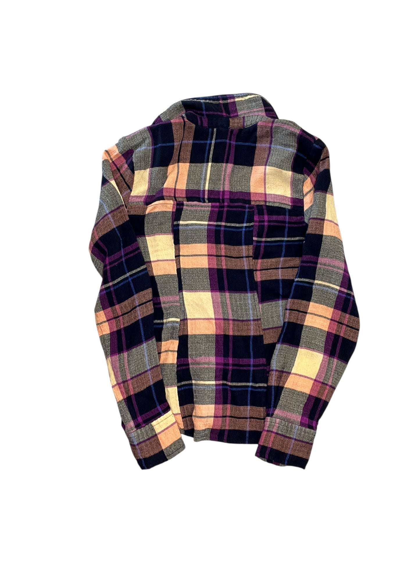 Top Ls By Pilcro In Plaid Pattern, Size:Xxs