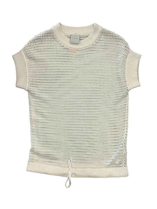 Top Ss By Varley In Cream, Size:Xs