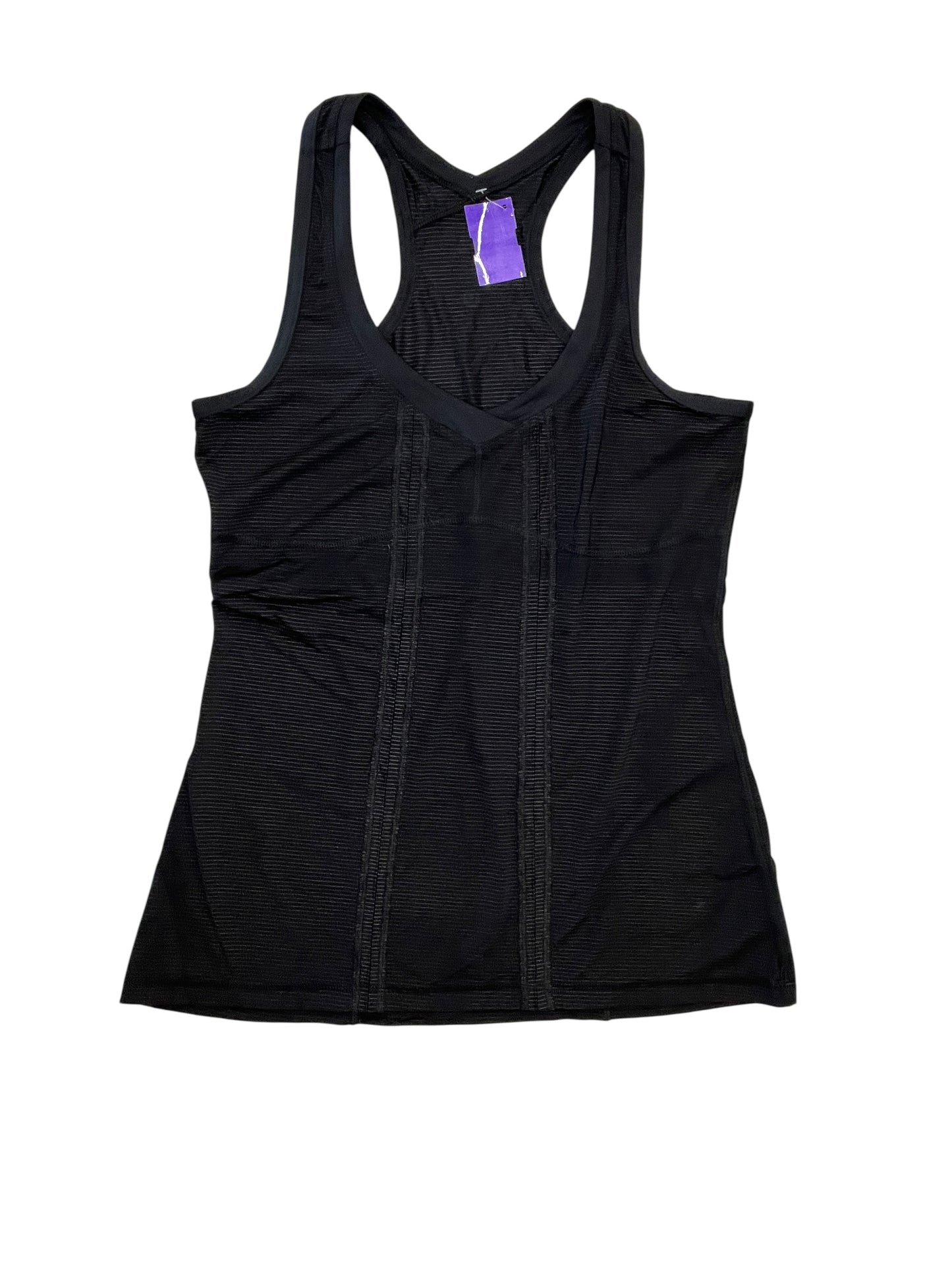Athletic Tank Top By Lululemon In Black, Size:S