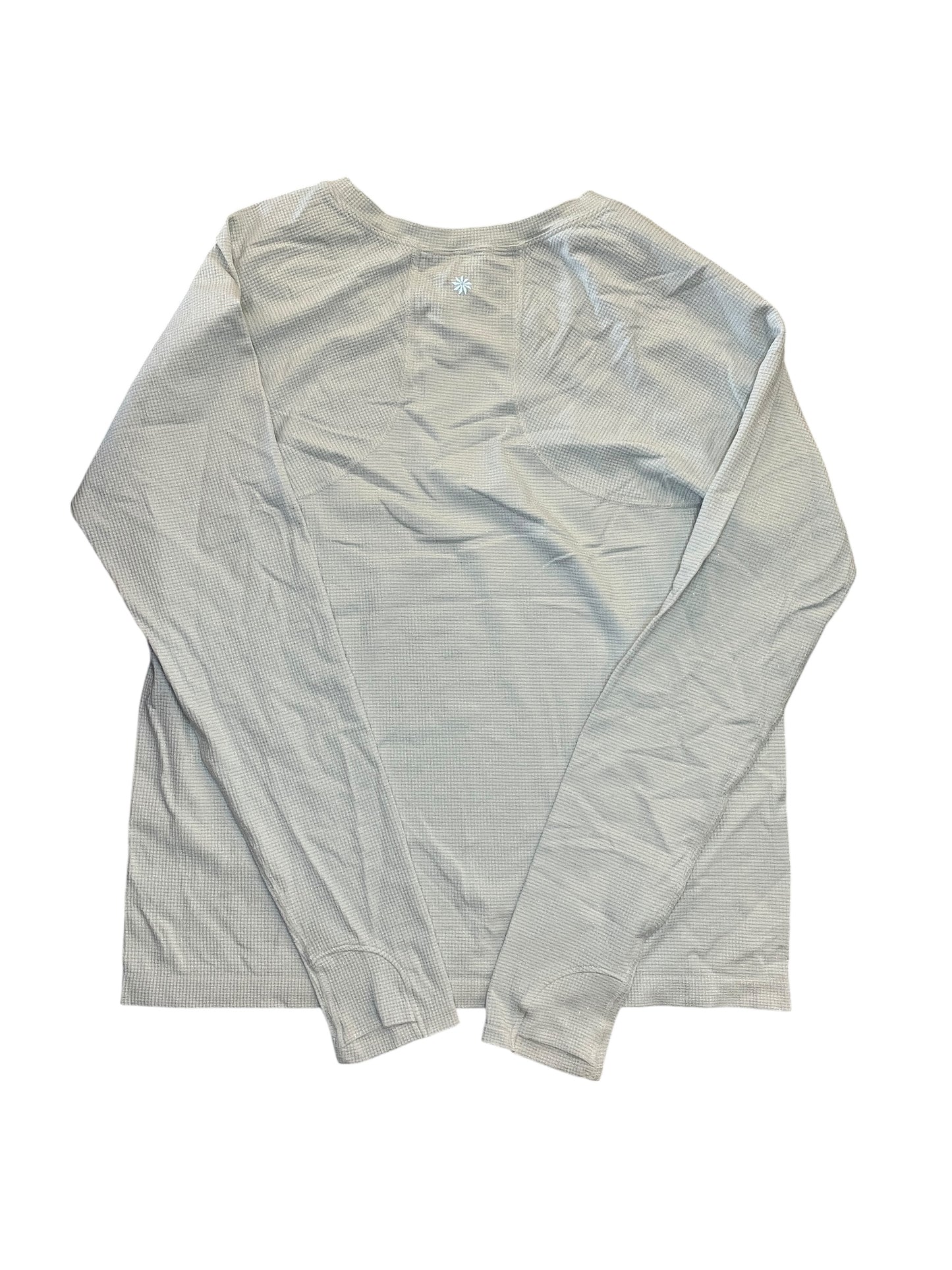 Athletic Top Ls Crewneck By Athleta In White, Size:L