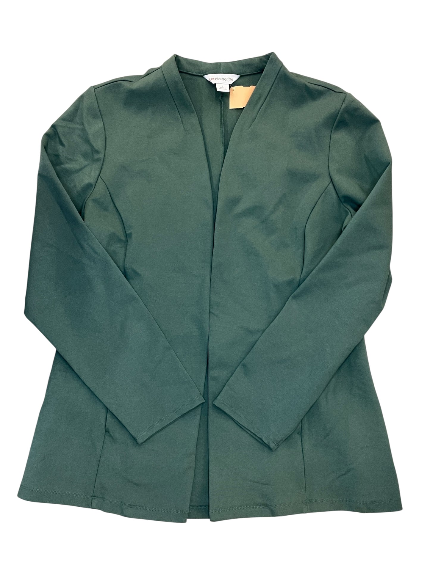 Blazer By Liz Claiborne In Green, Size:L