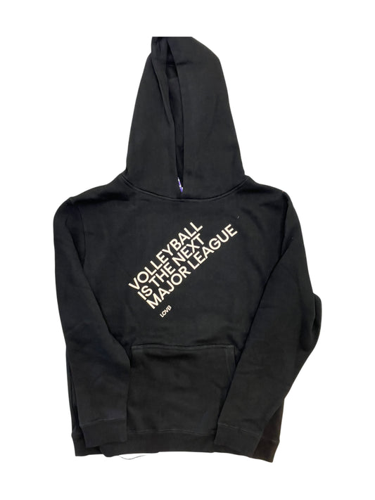 Sweatshirt Hoodie By Clothes Mentor In Black, Size:L