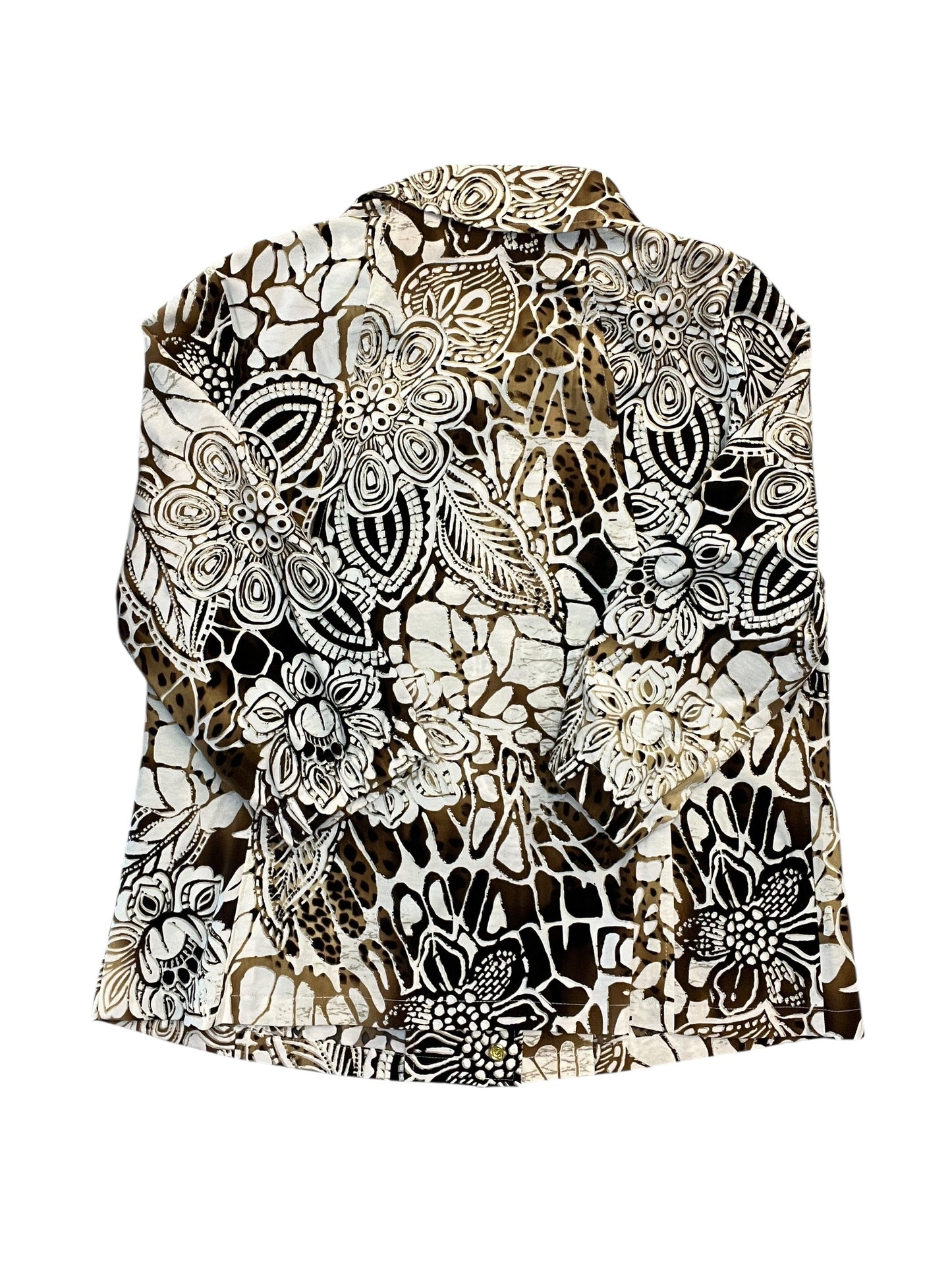 Top Ls By Chicos In Brown, Size:L