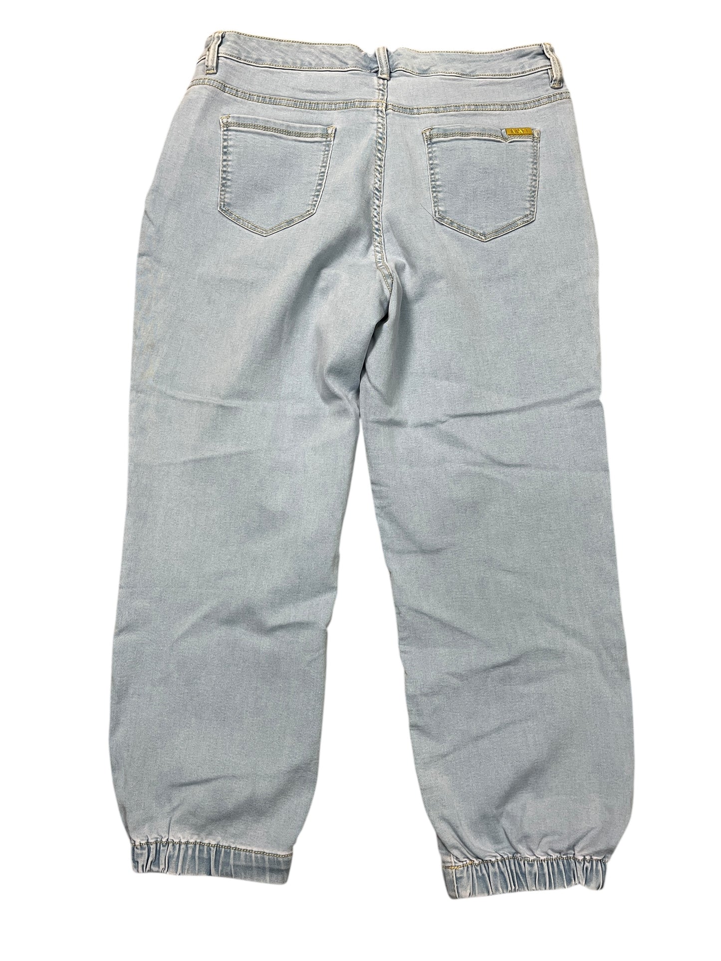Jeans Wide Leg By Iman Hsn In Blue Denim, Size:16