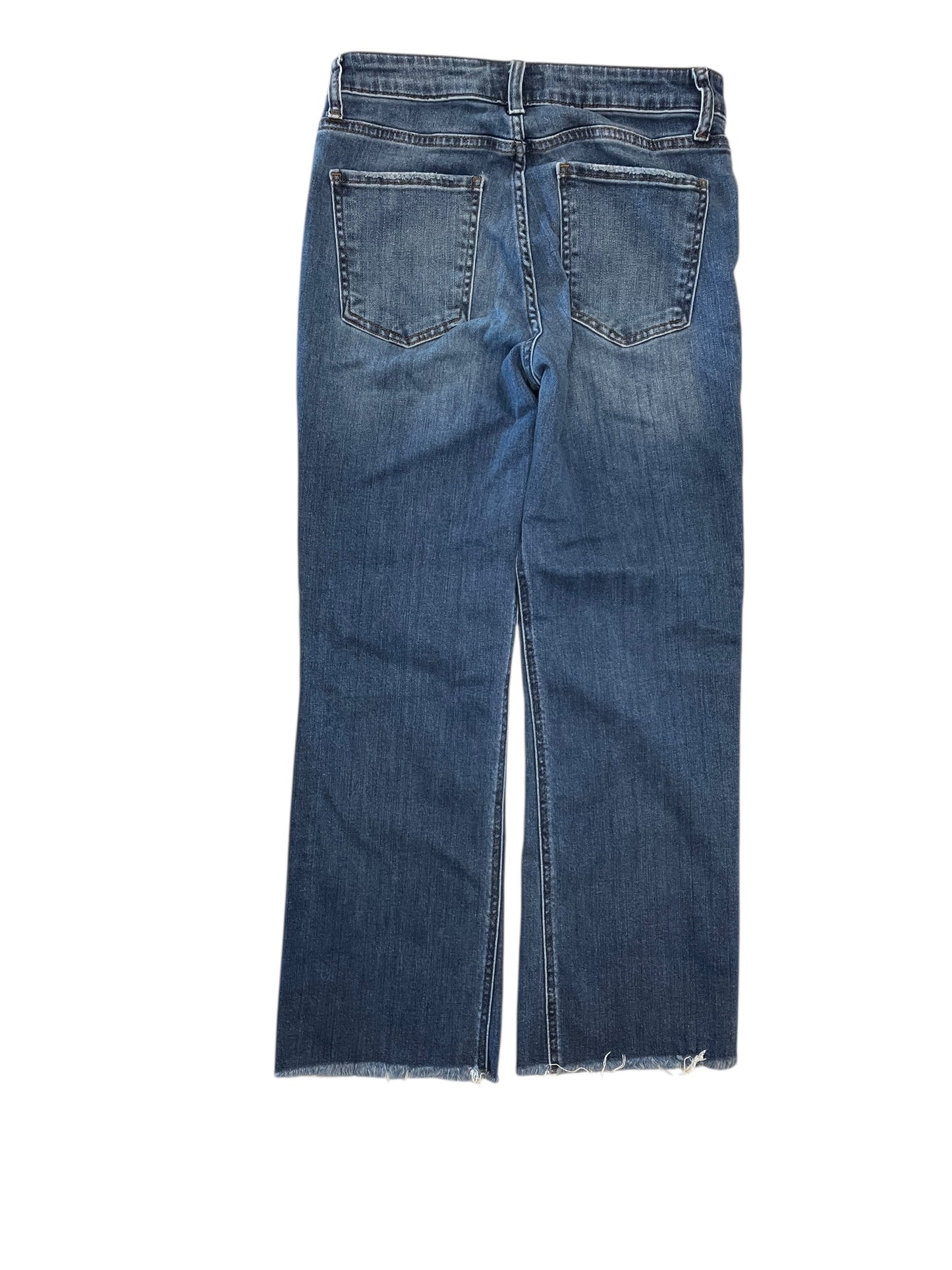 Jeans Flared By Kut In Blue Denim, Size:4