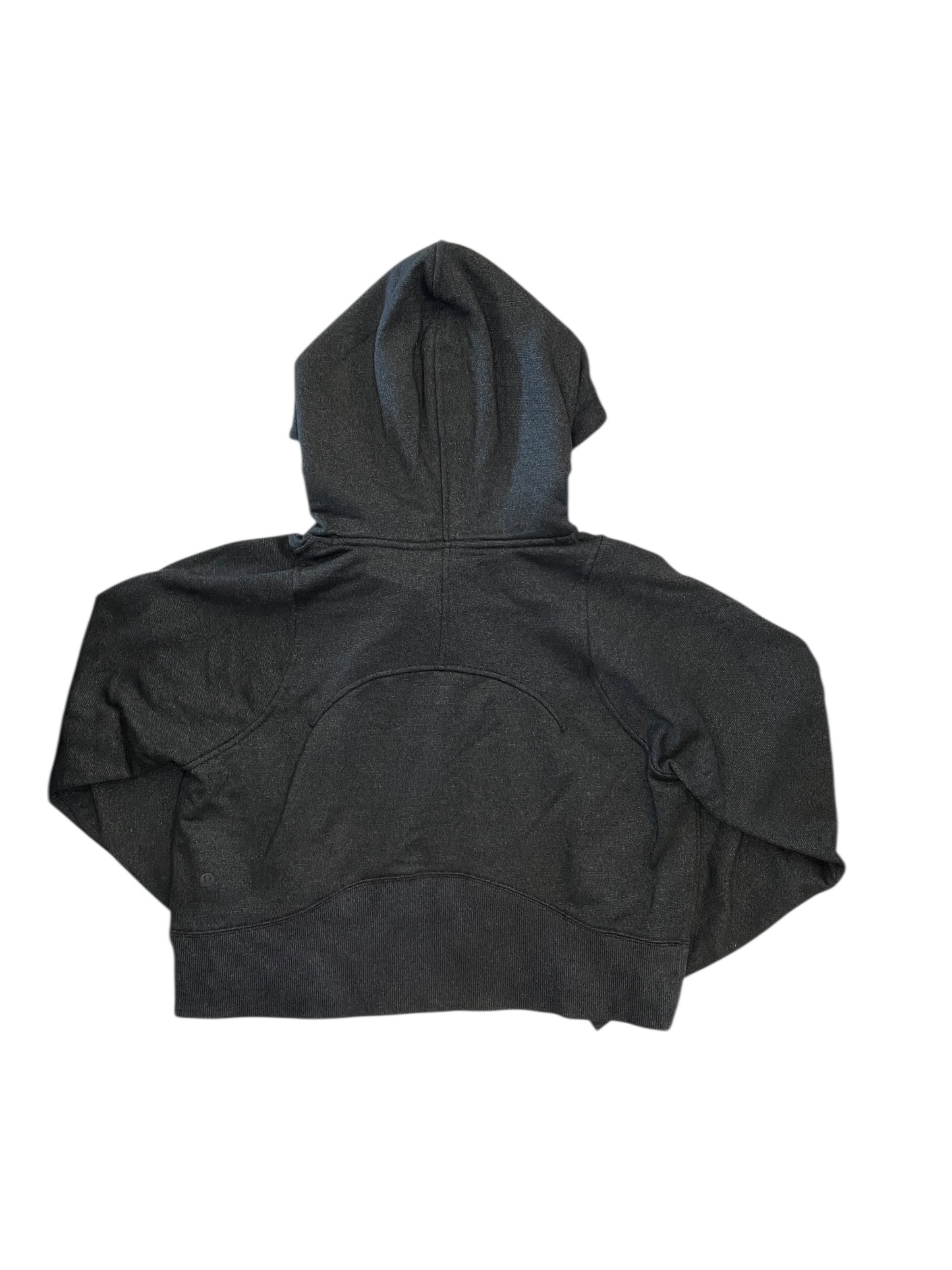 Athletic Sweatshirt Hoodie By Lululemon In Grey, Size:S