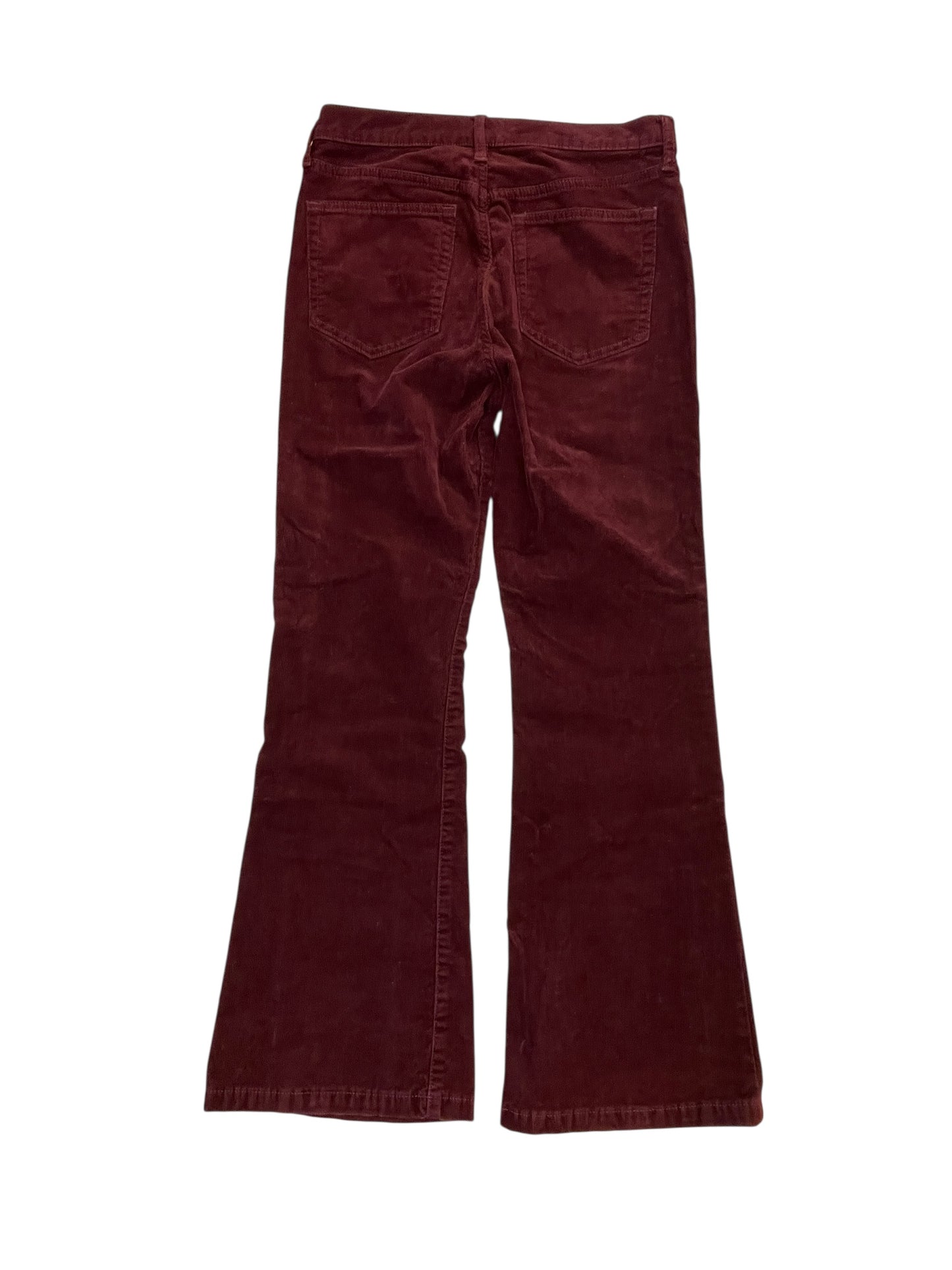 Jeans Flared By Gap In Red, Size:4