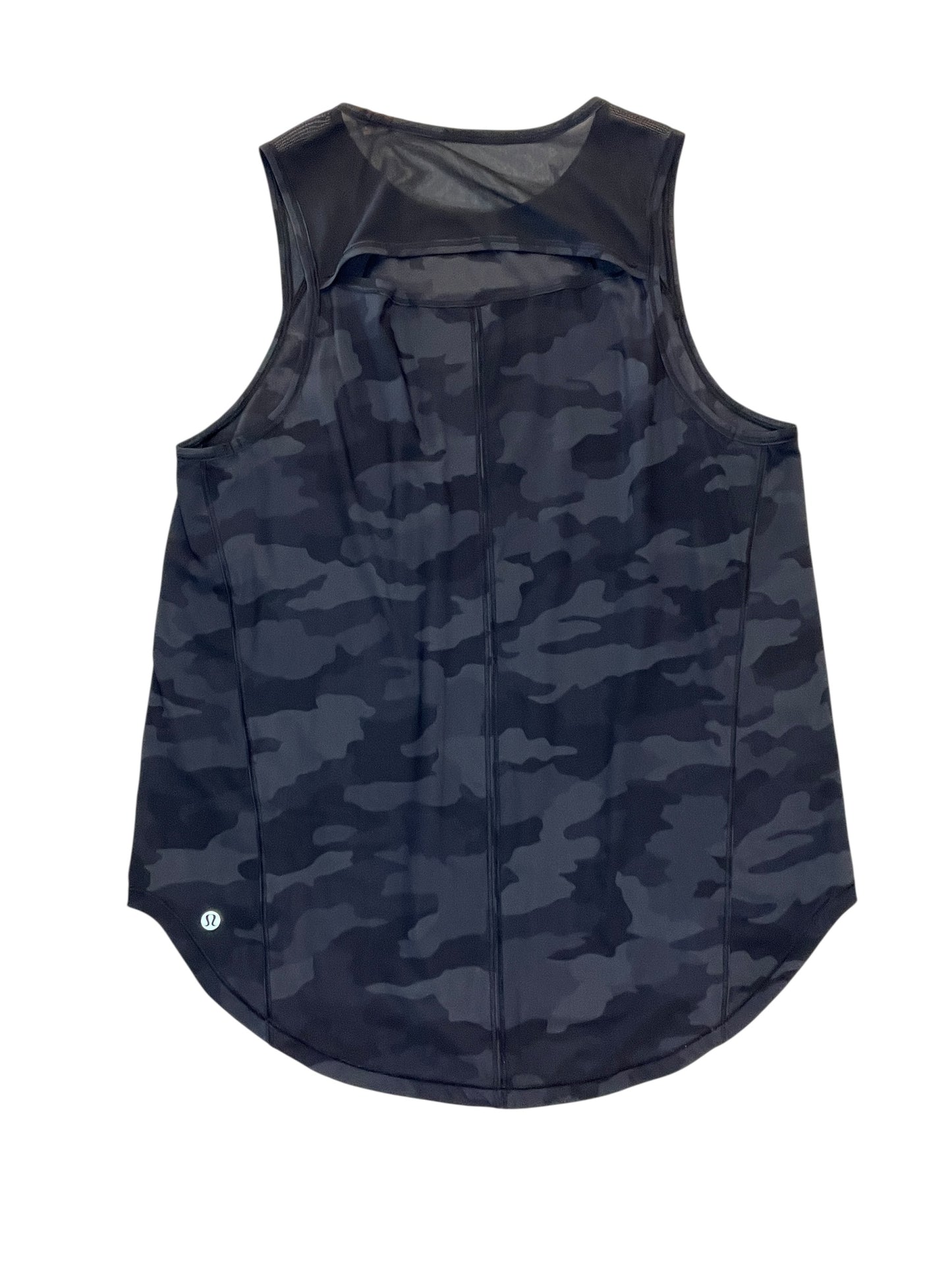 Athletic Tank Top By Lululemon In Camouflage Print, Size:M