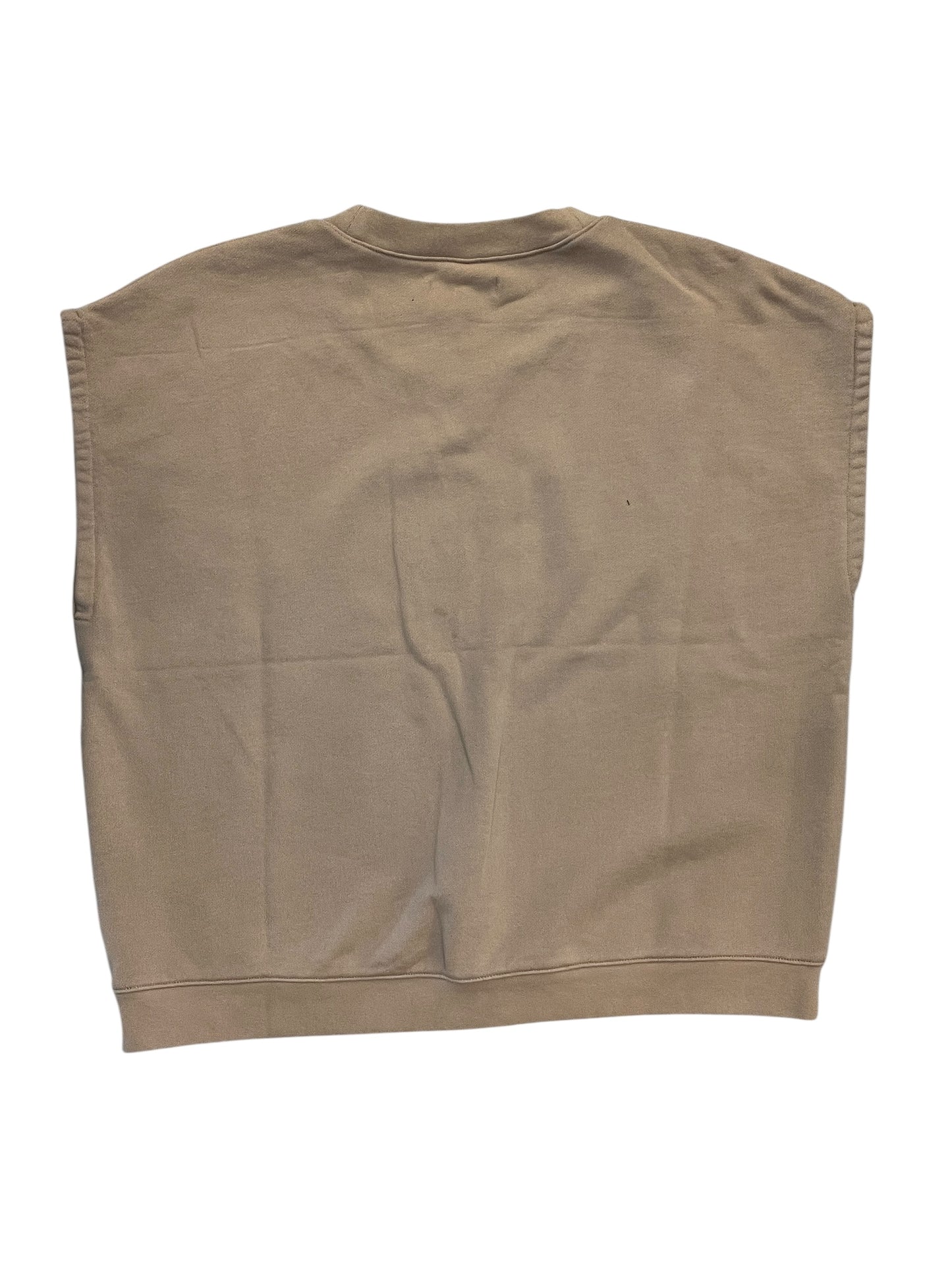 Top Sleeveless By Madewell In Tan, Size:L